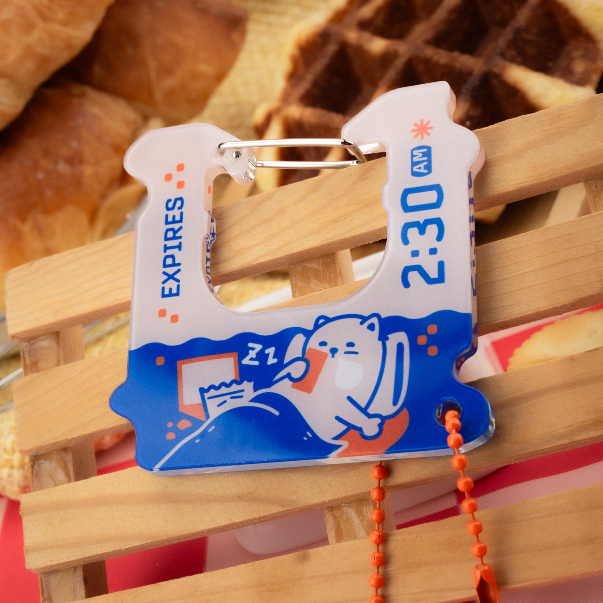 Le BaCattes Breadtag Acrylic Carabiner