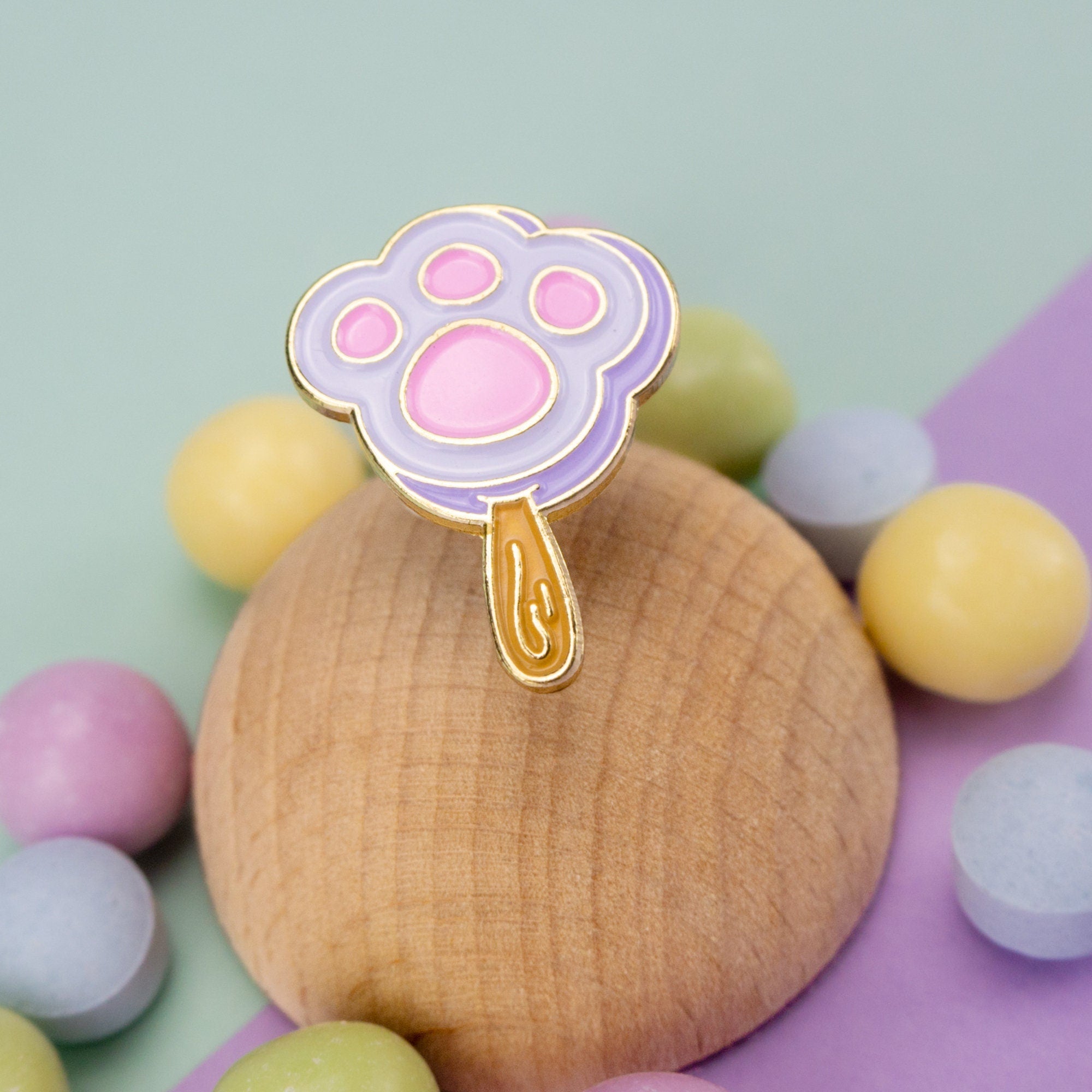 Pawsicle Enamel Pin