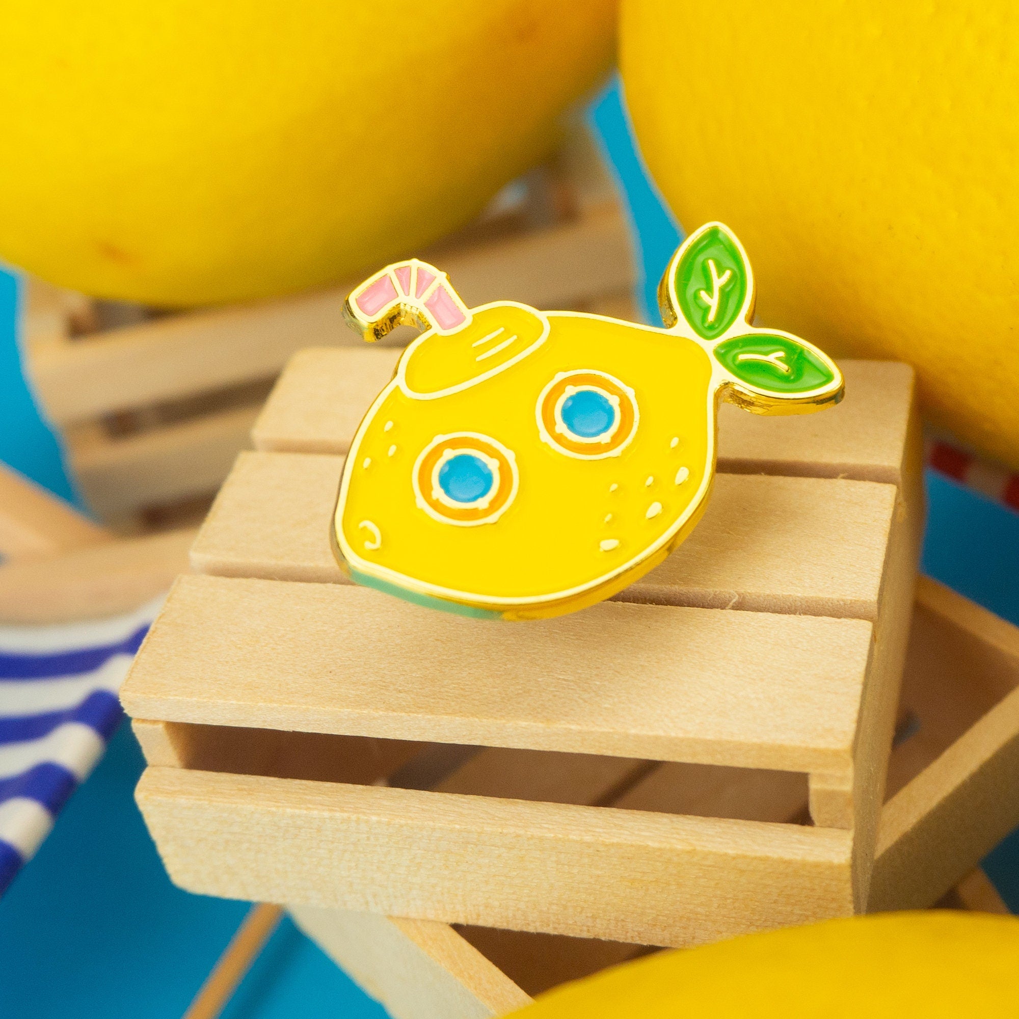 Yellow Lemon Submarine Enamel Pin