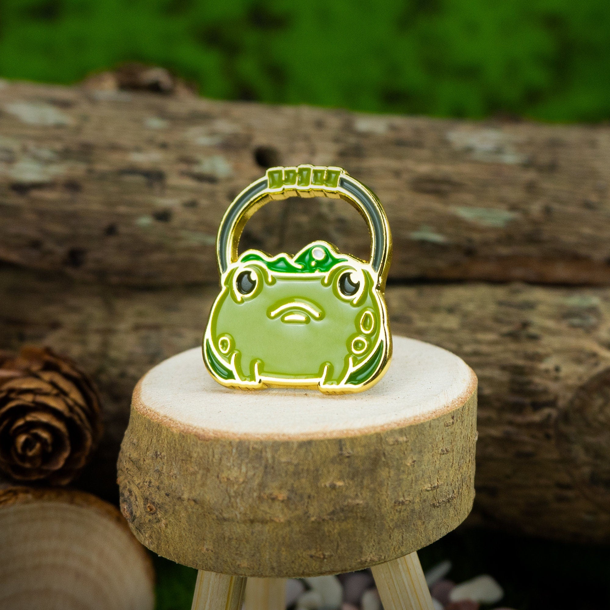 Toad Cauldron Enamel Pin