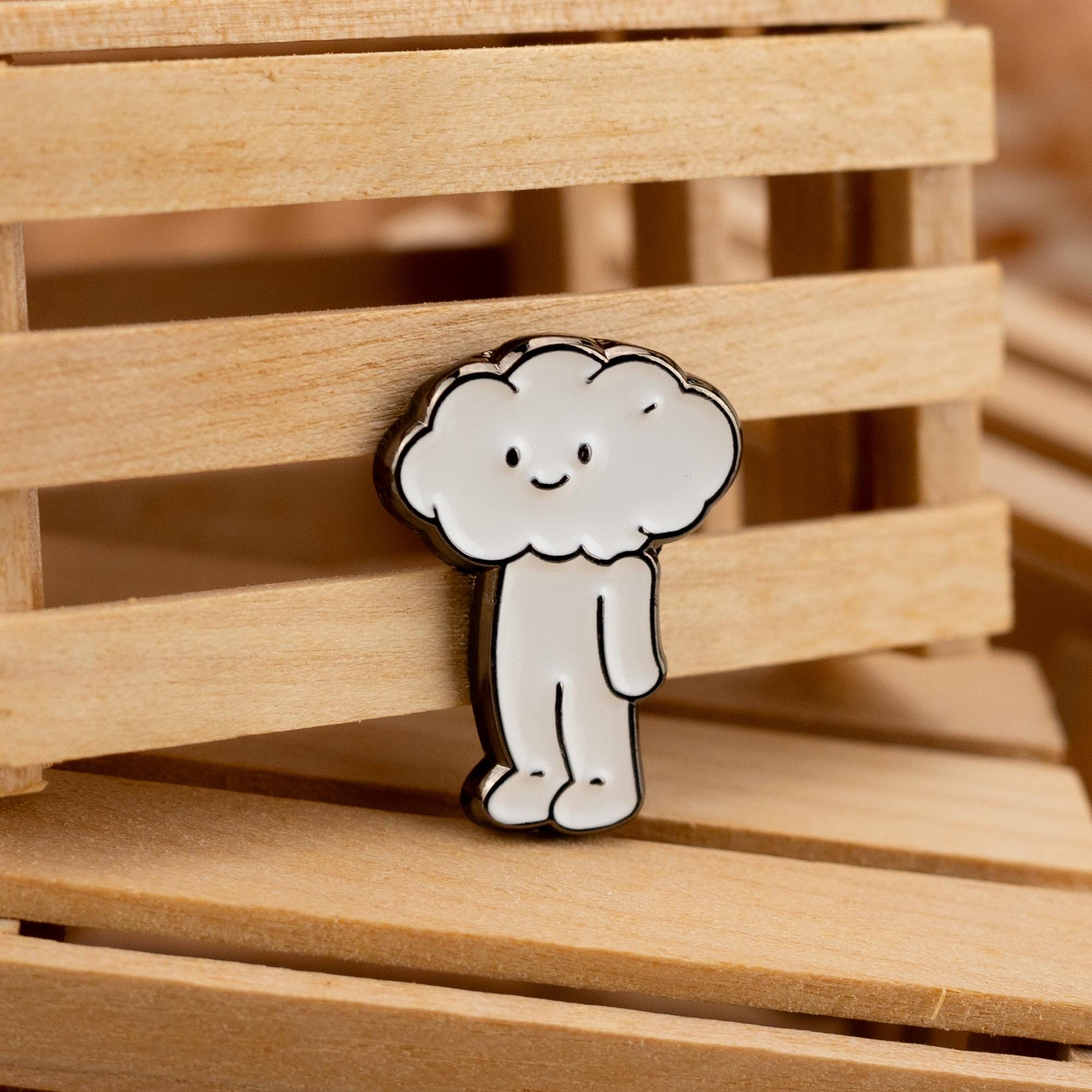 Head in the Clouds Enamel Pin