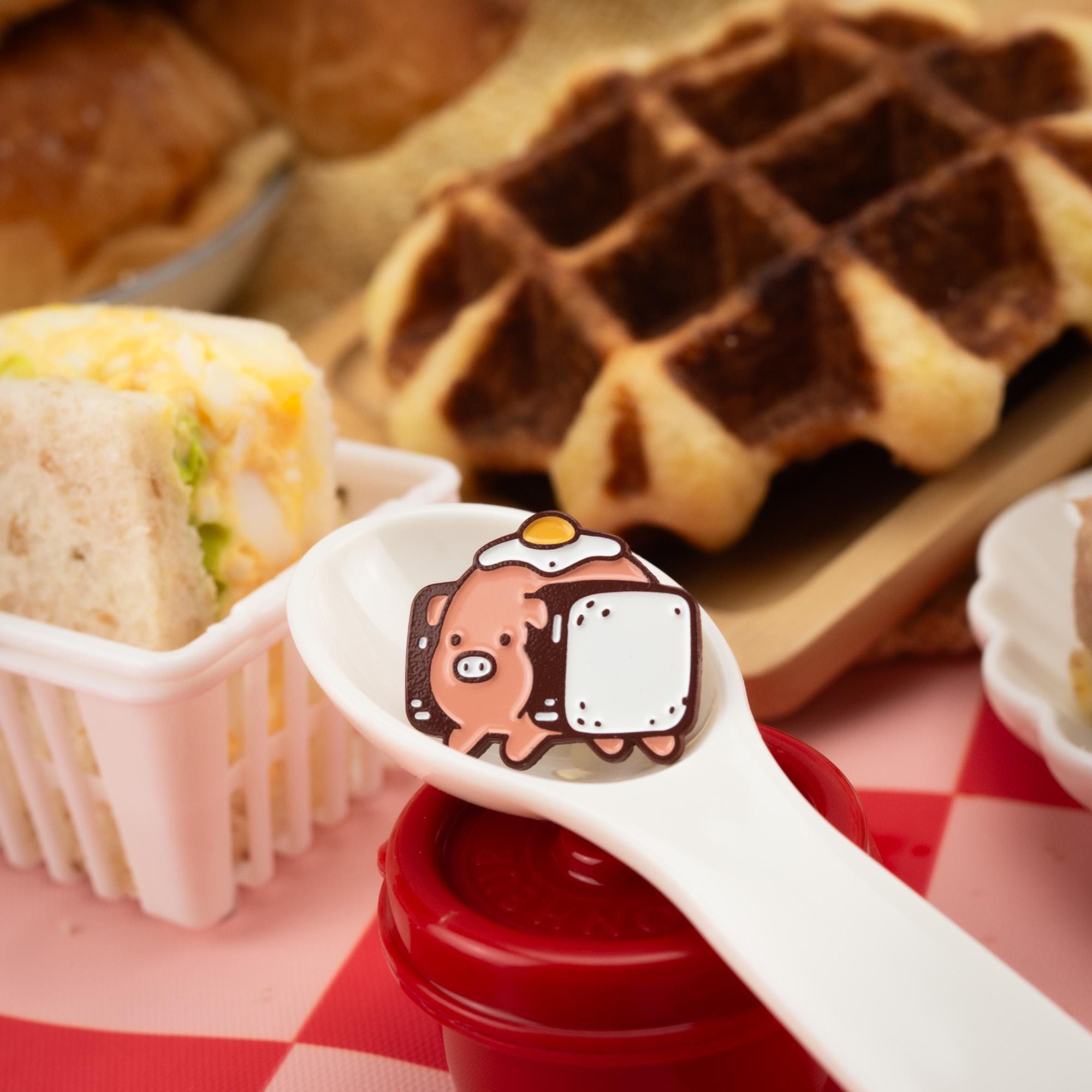 Pork Katsu Sando Dyed Enamel Pin