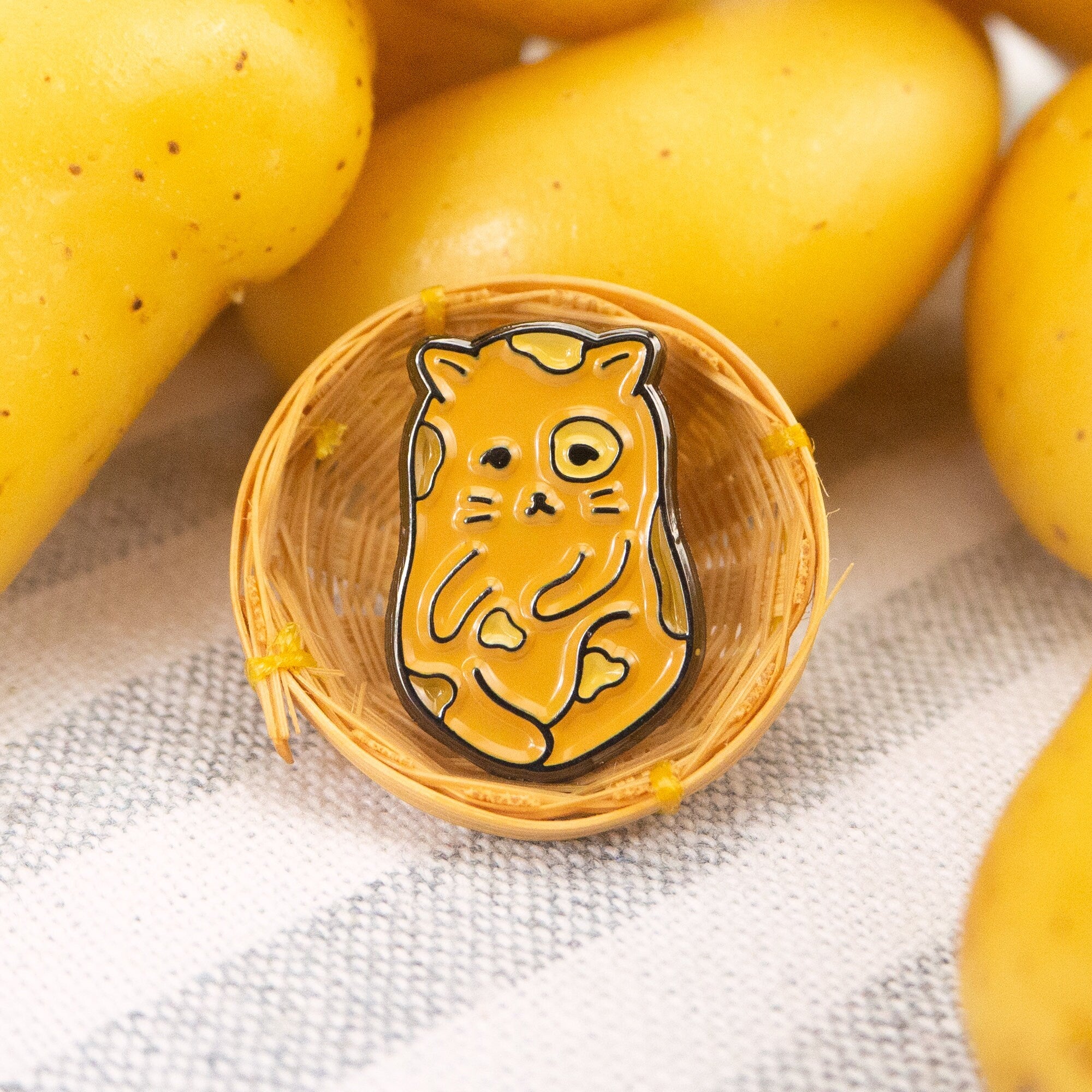 Purrtato Enamel Pin