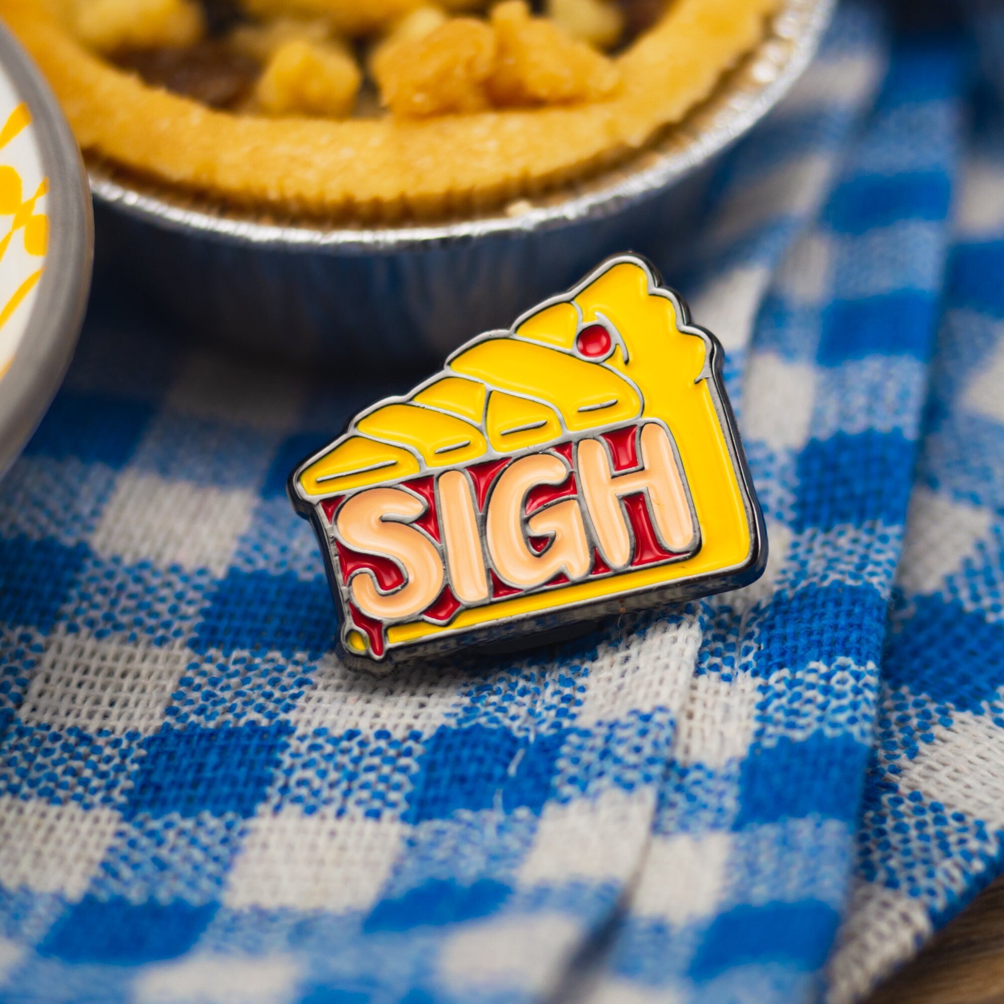 Sigh Pie Enamel Pin