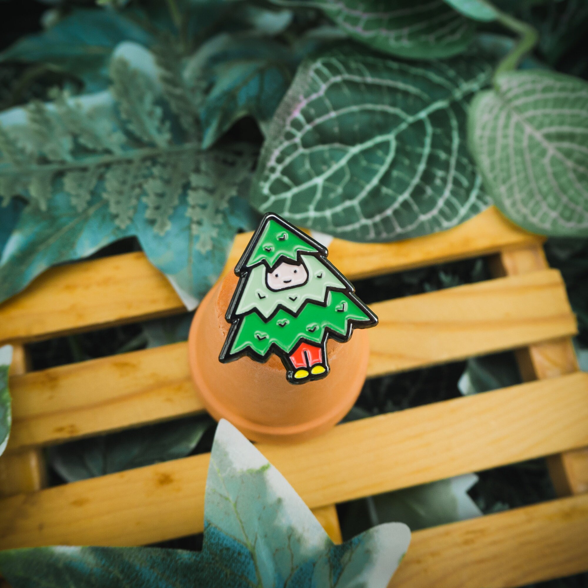 Plant Lady Enamel Pin