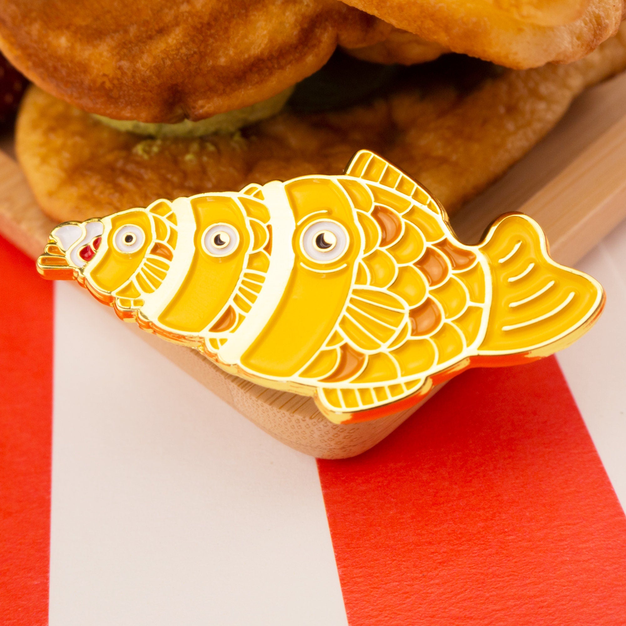 Tai Tai Taiyaki Enamel Pin