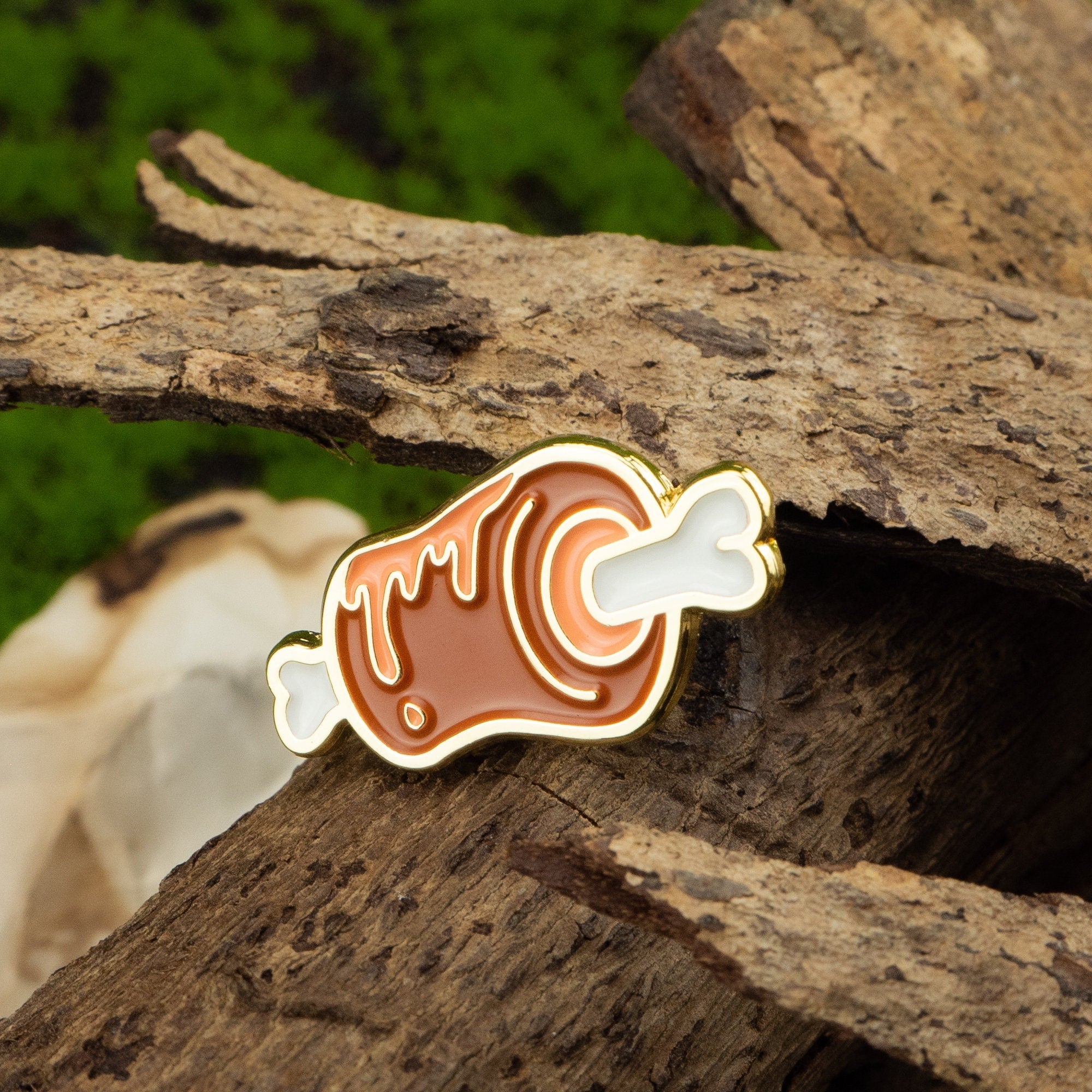 Meat Enamel Pin