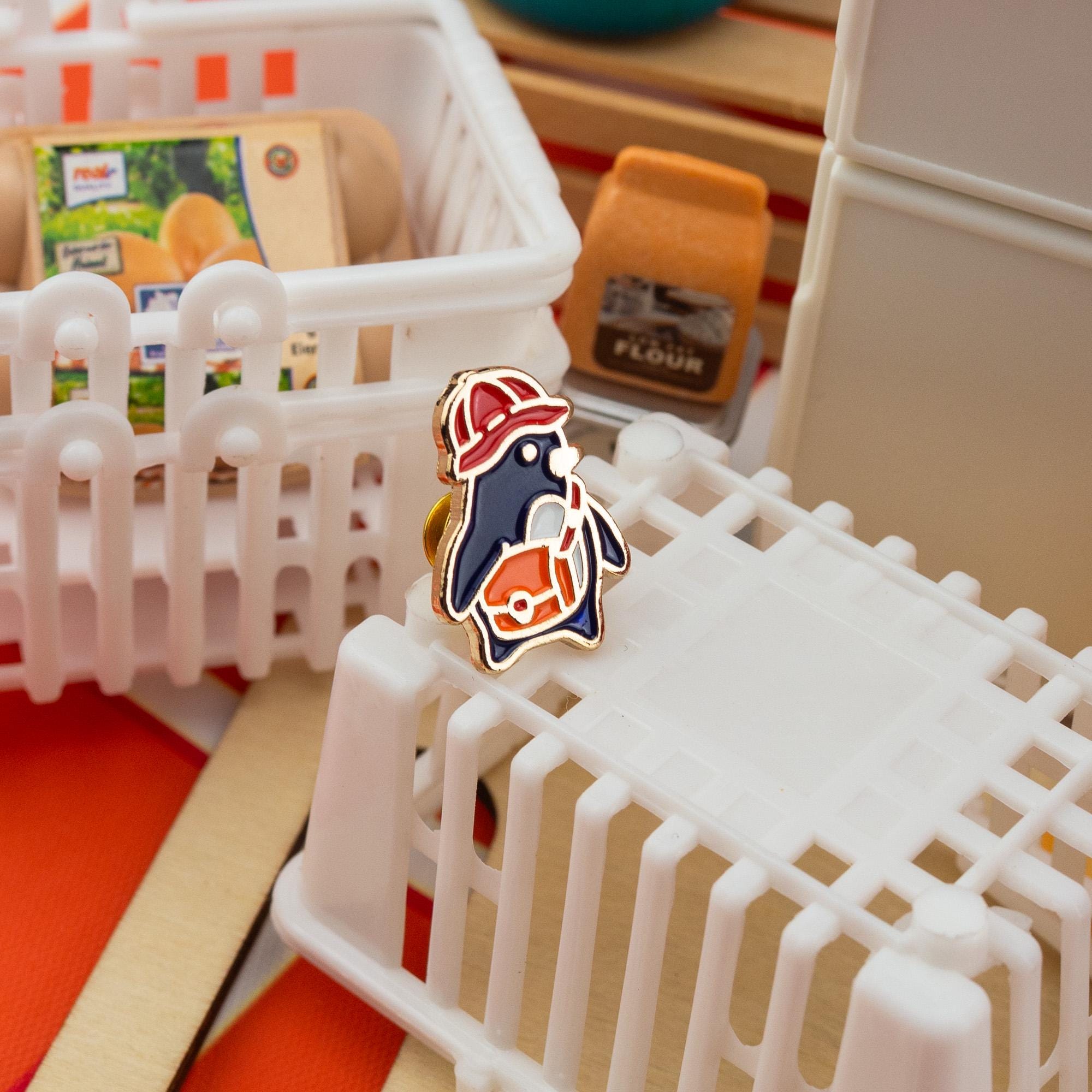 Paro Penguin Student Enamel Pin