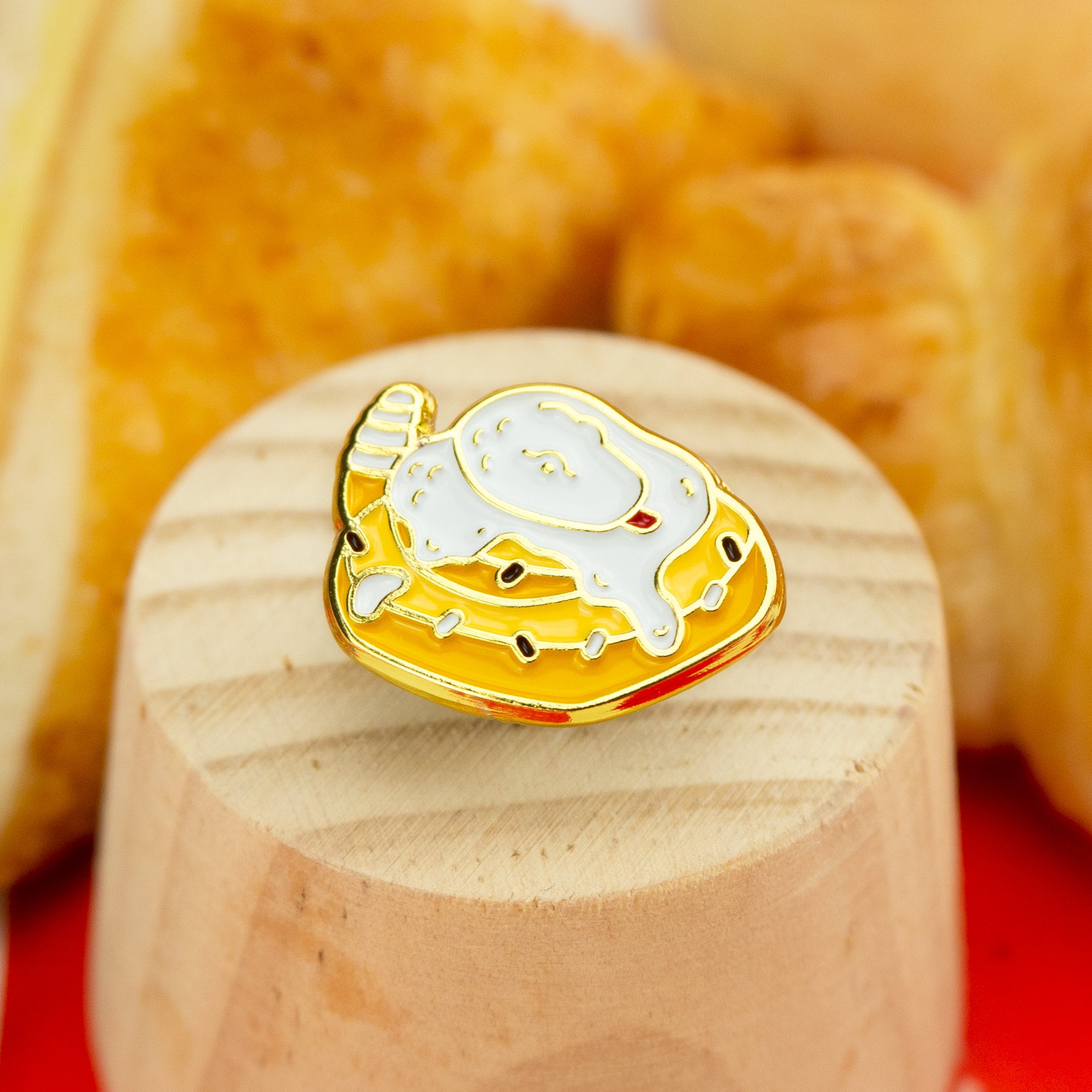 Ssssnamon Roll Enamel Pin