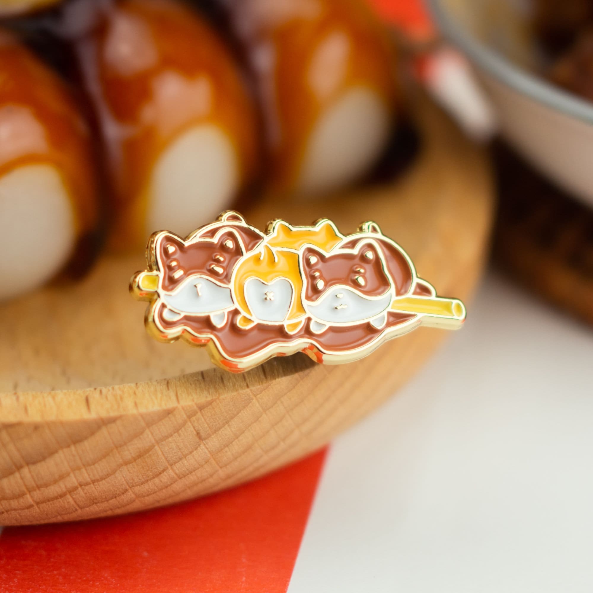 Dango Doggos Enamel Pin