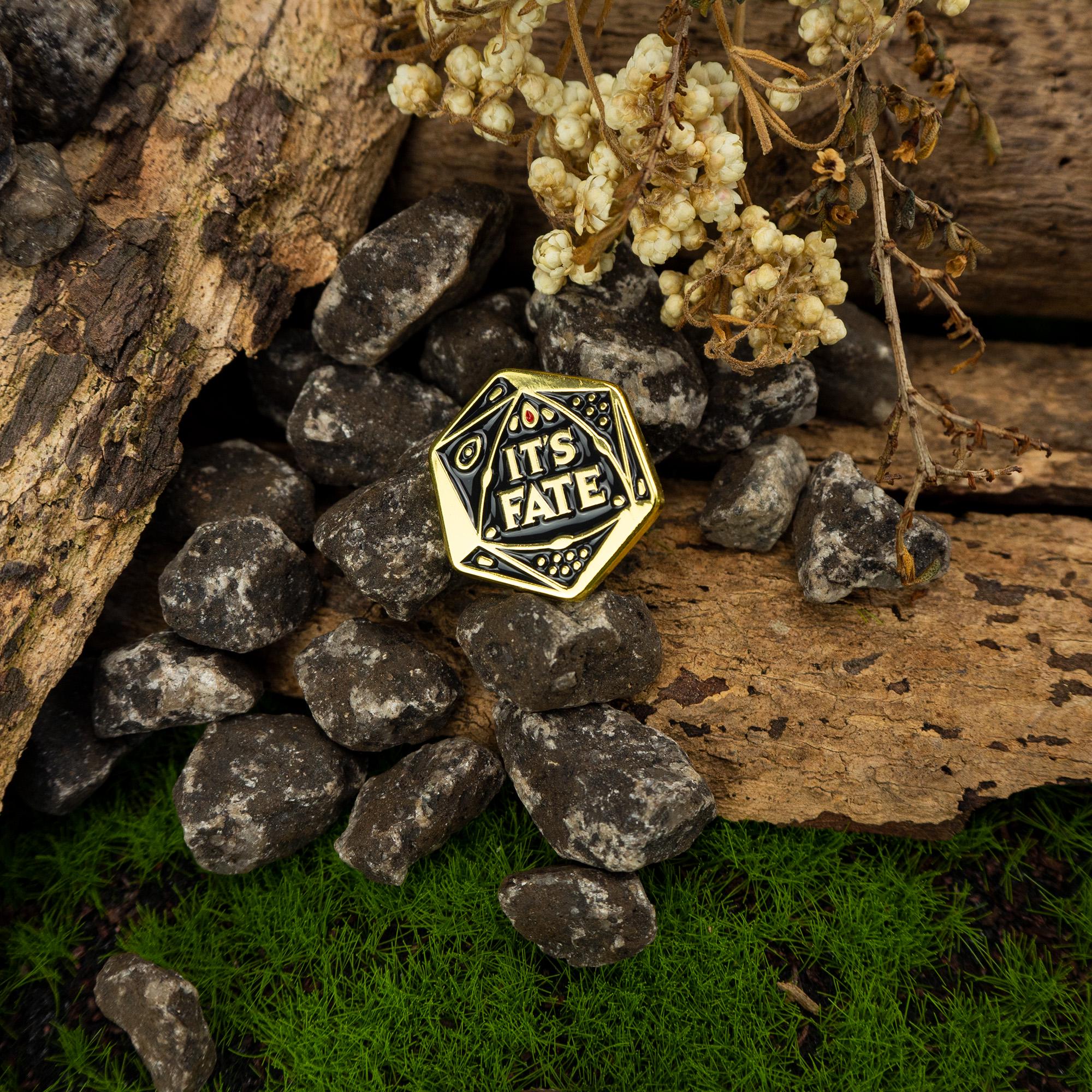 Dice of Fate Enamel Pin