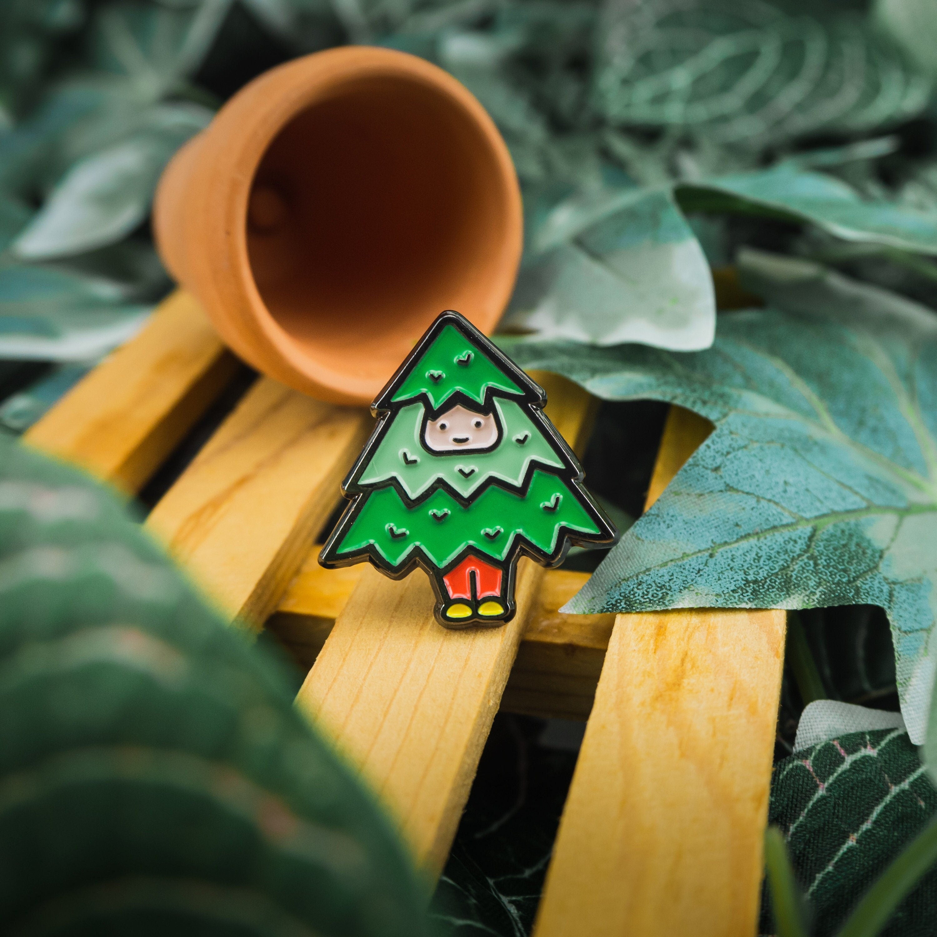 Plant Lady Enamel Pin