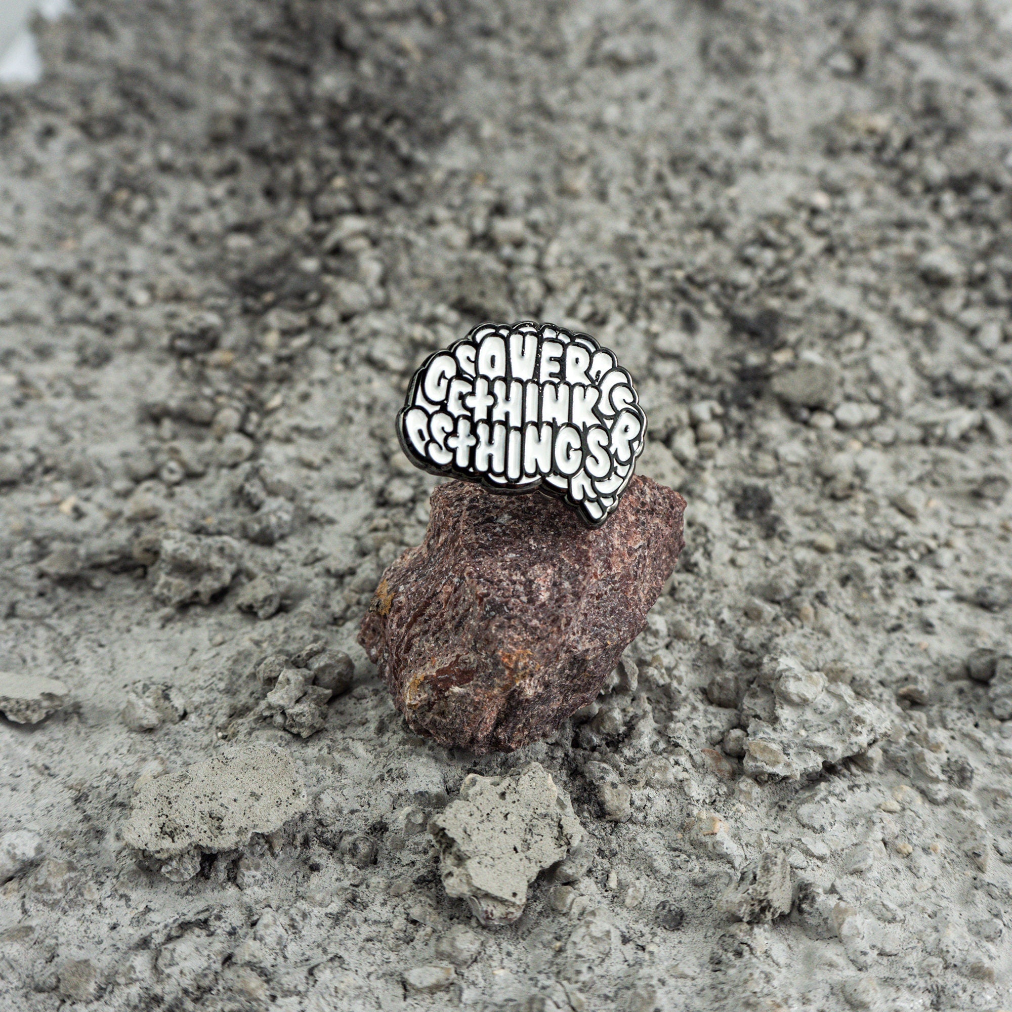Overthink Things Enamel Pin