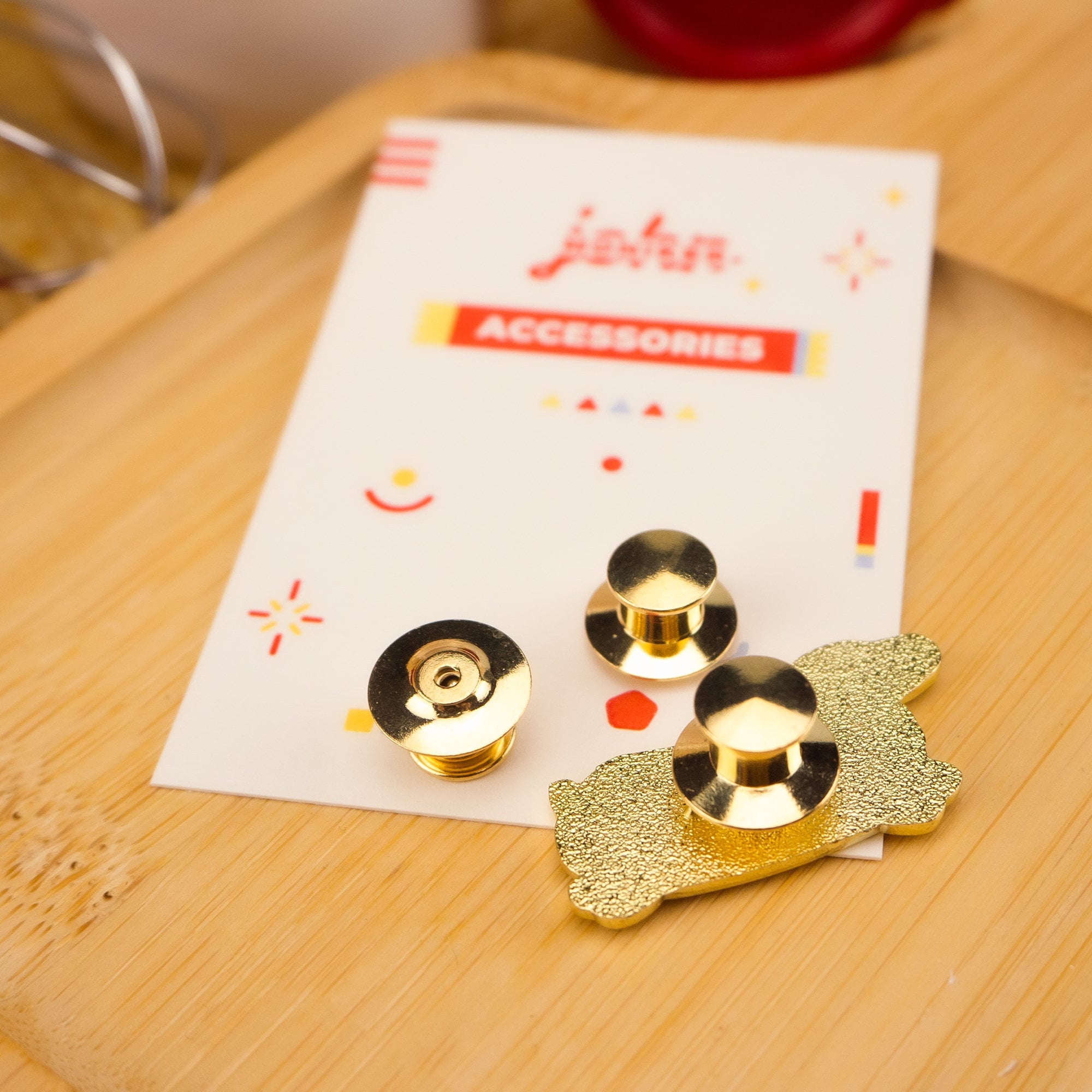 Flathead Locking Pin Back (Pack of 3)