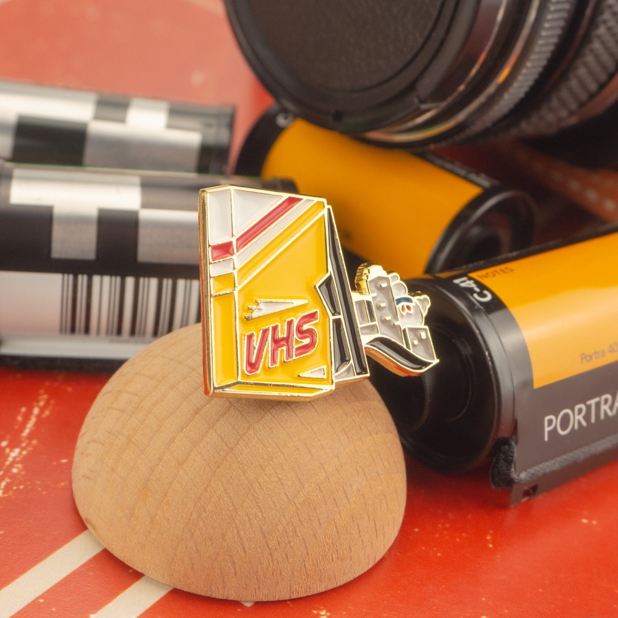 VHS Tape Enamel Pin