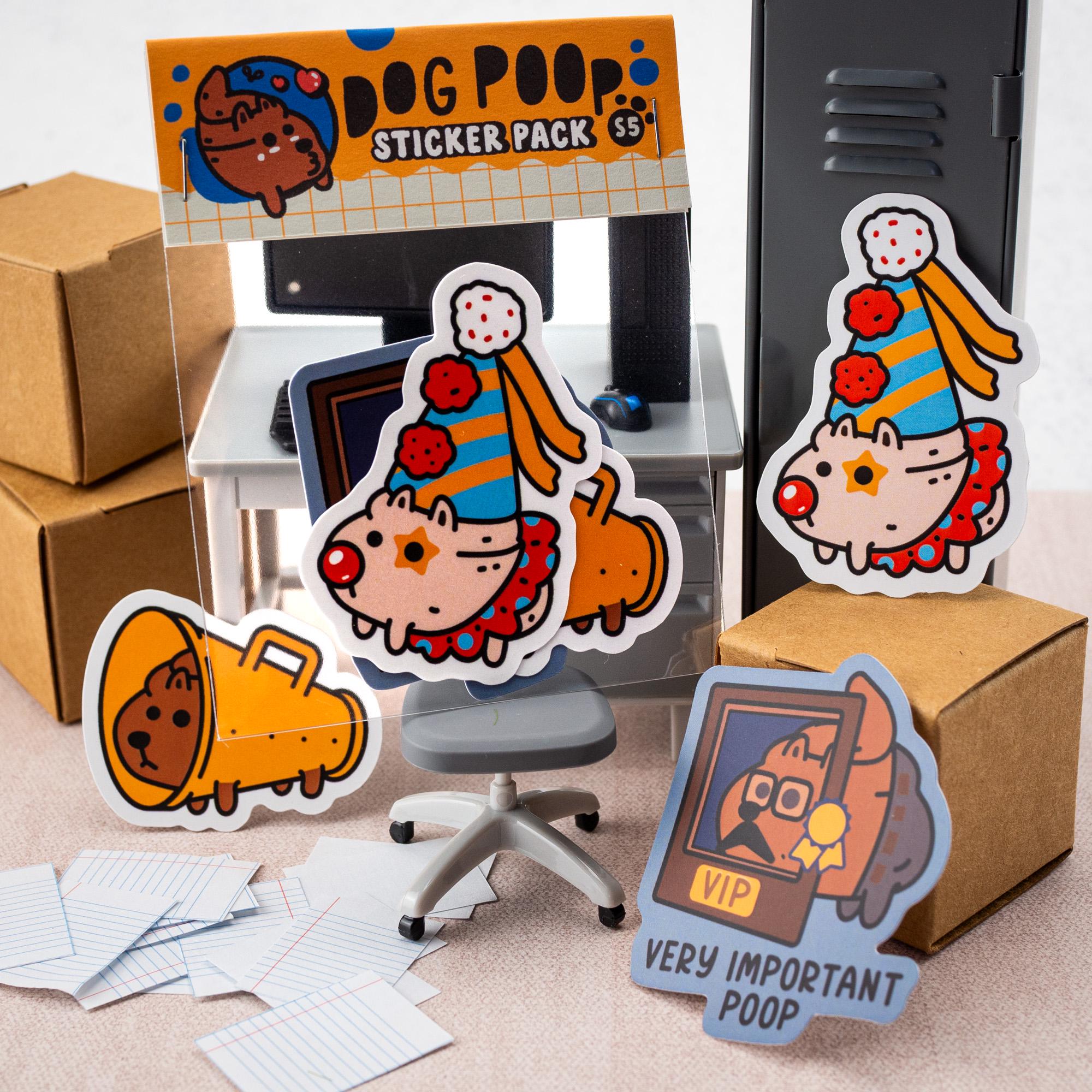 Dog Poop Sticker Pack Season 4 - Characters Edition