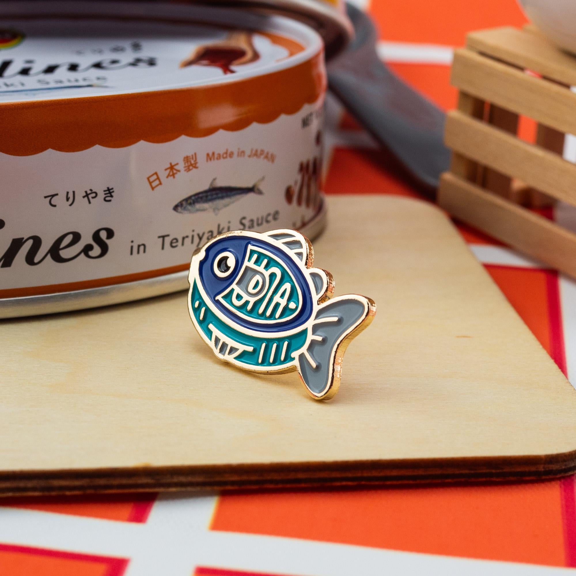 Tinned Tuna Enamel Pin