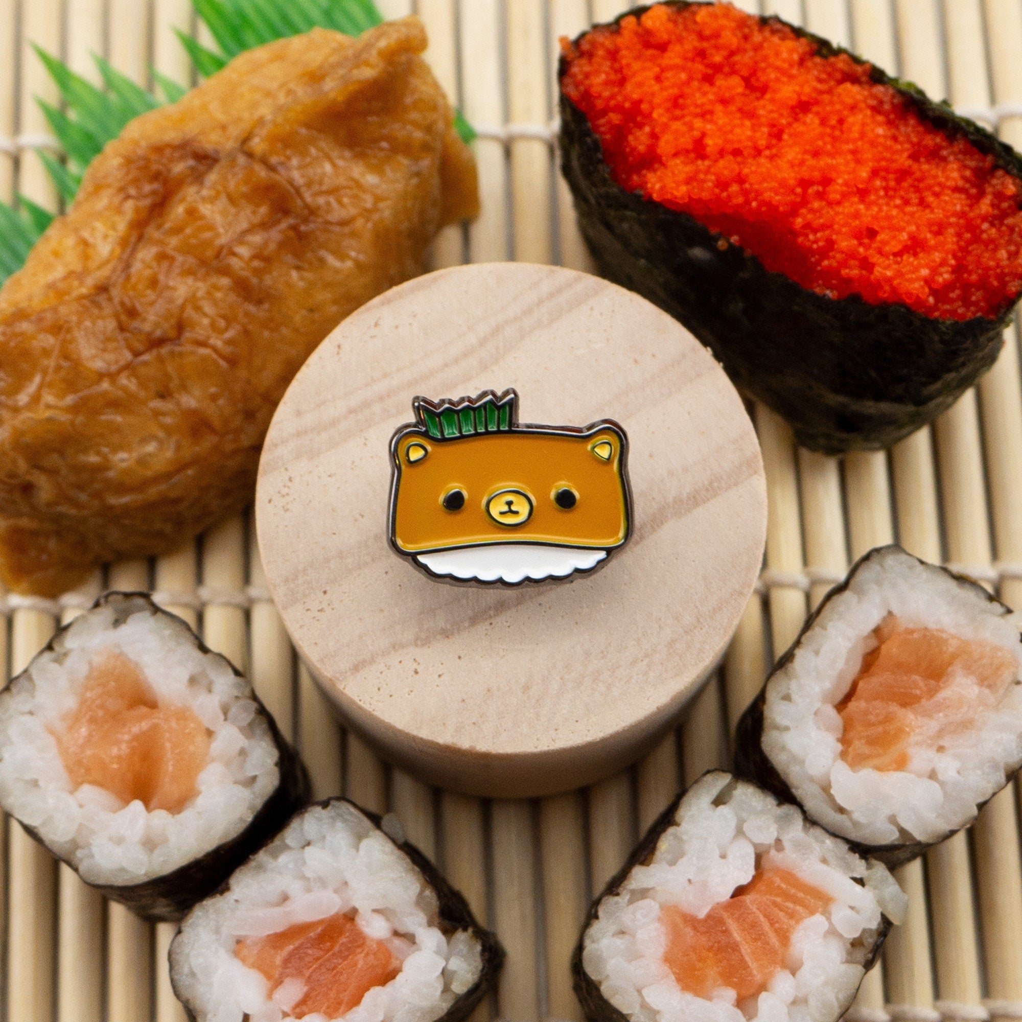 Inari Bear Enamel Pin