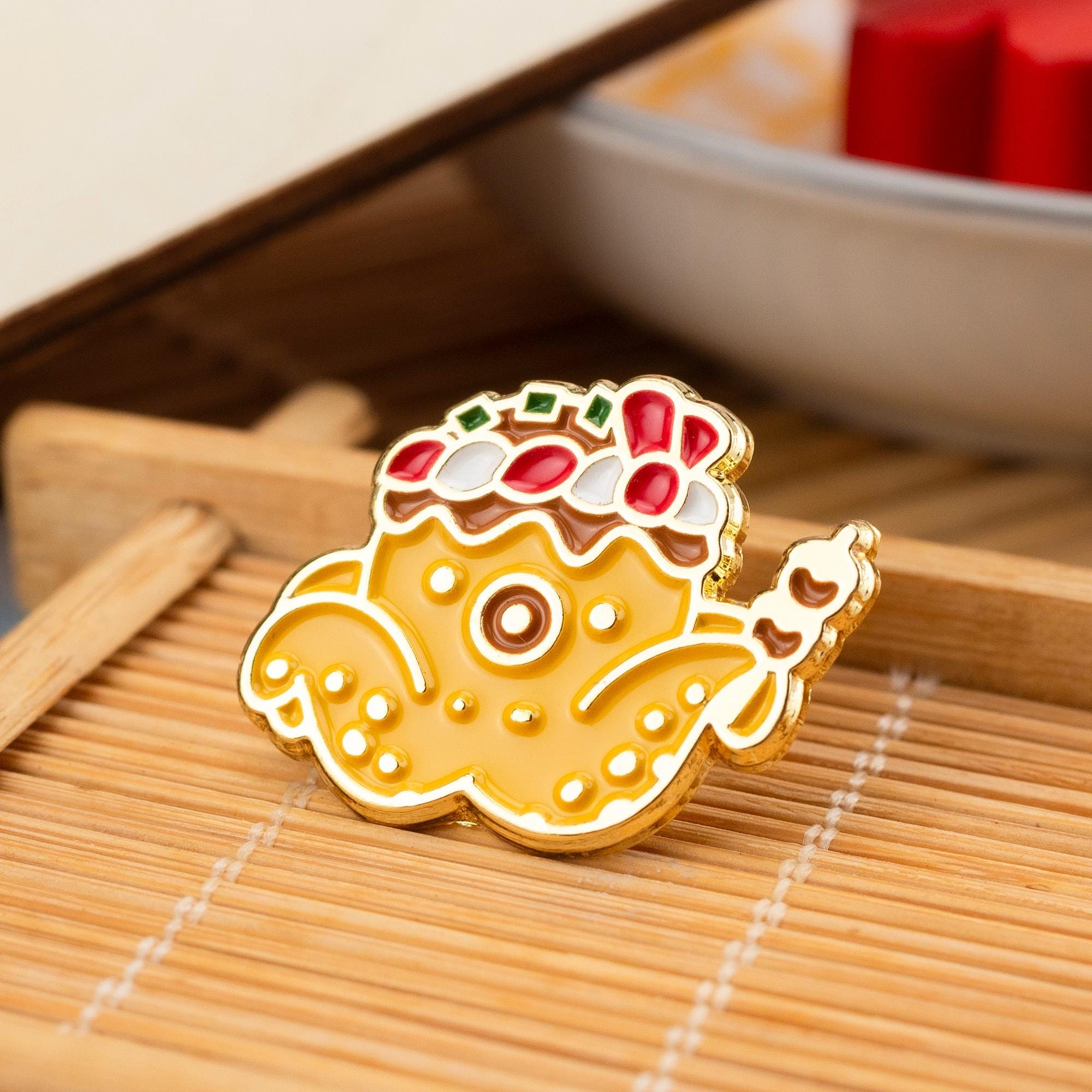 TakoChef Enamel Pin
