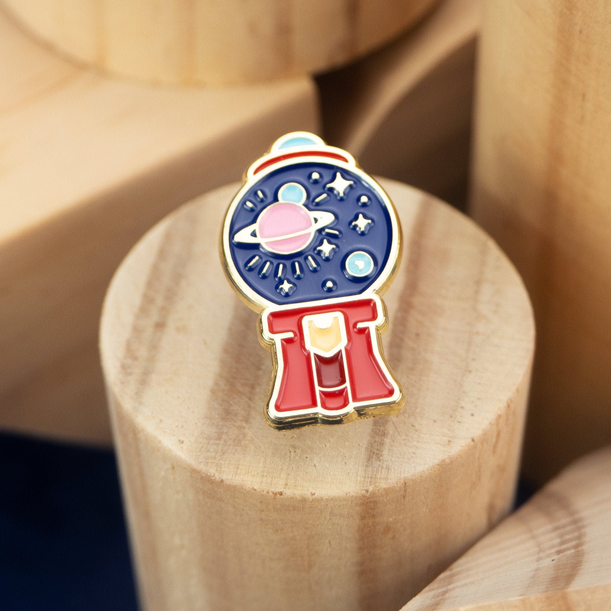 Space Gumball Enamel Pin