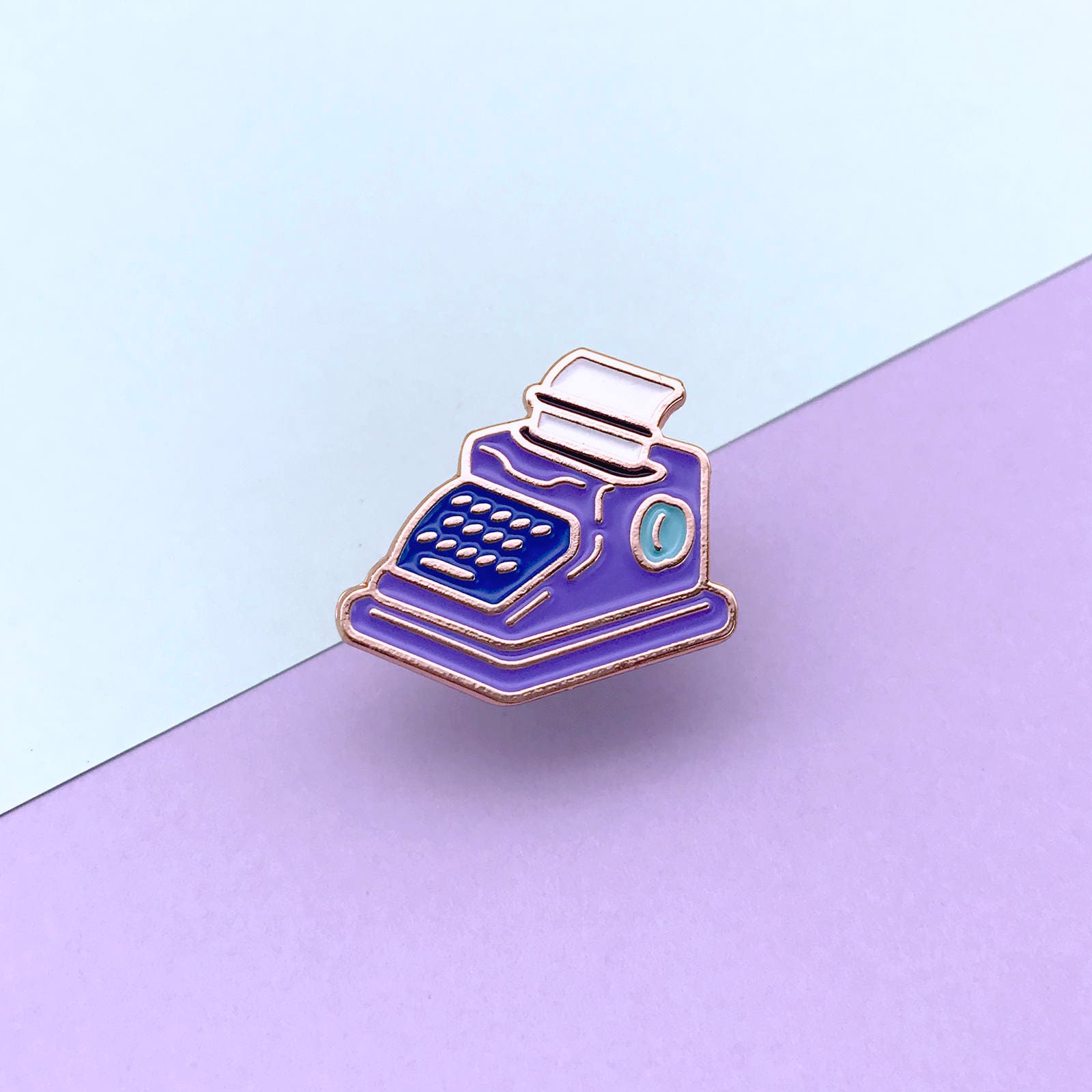 Vintage Typewriter Enamel Pin