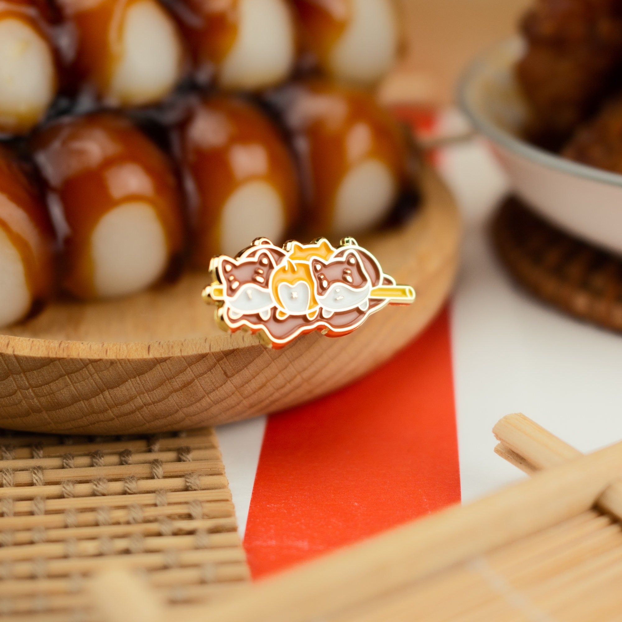 Dango Doggos Enamel Pin