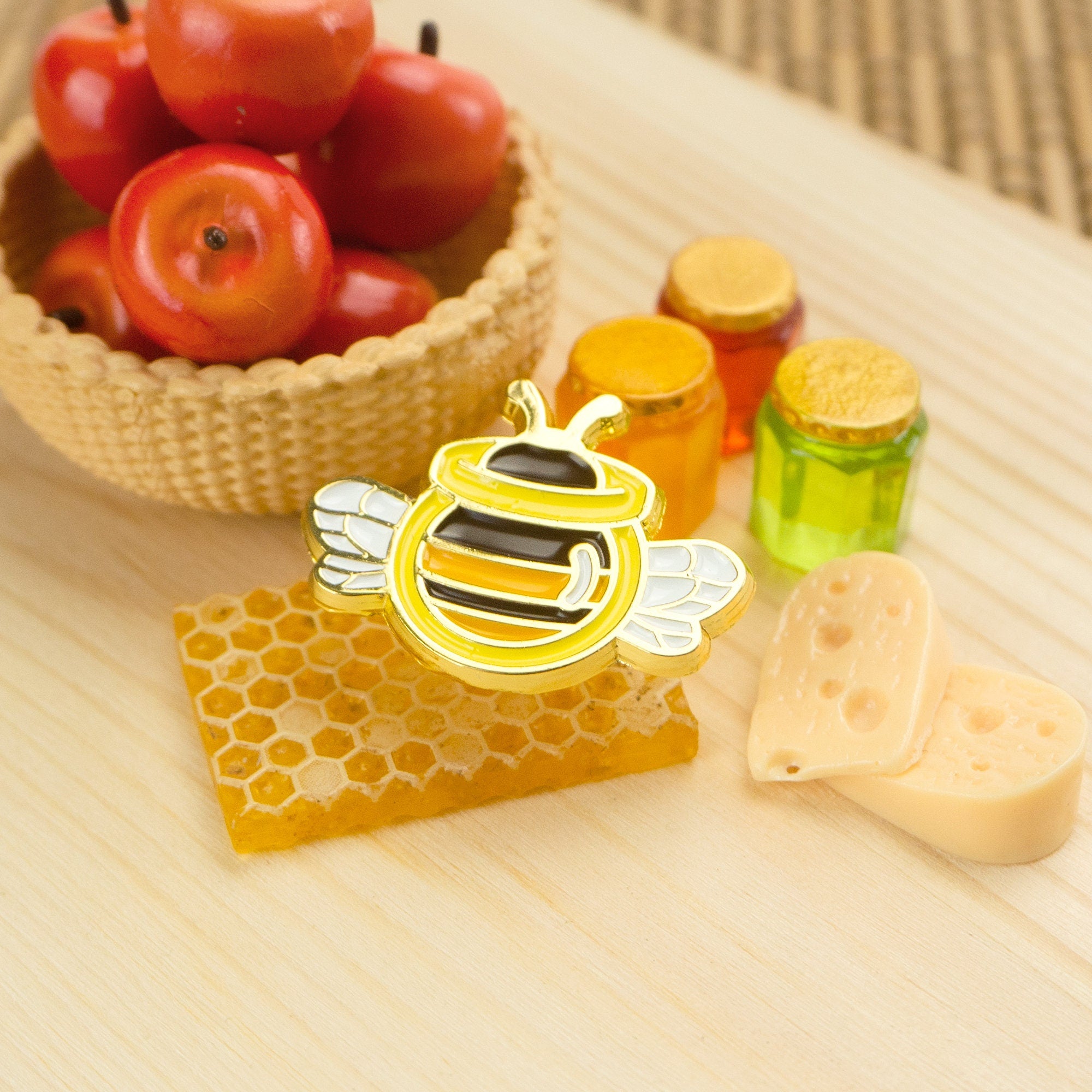 Cute Honey Bee Enamel Pin