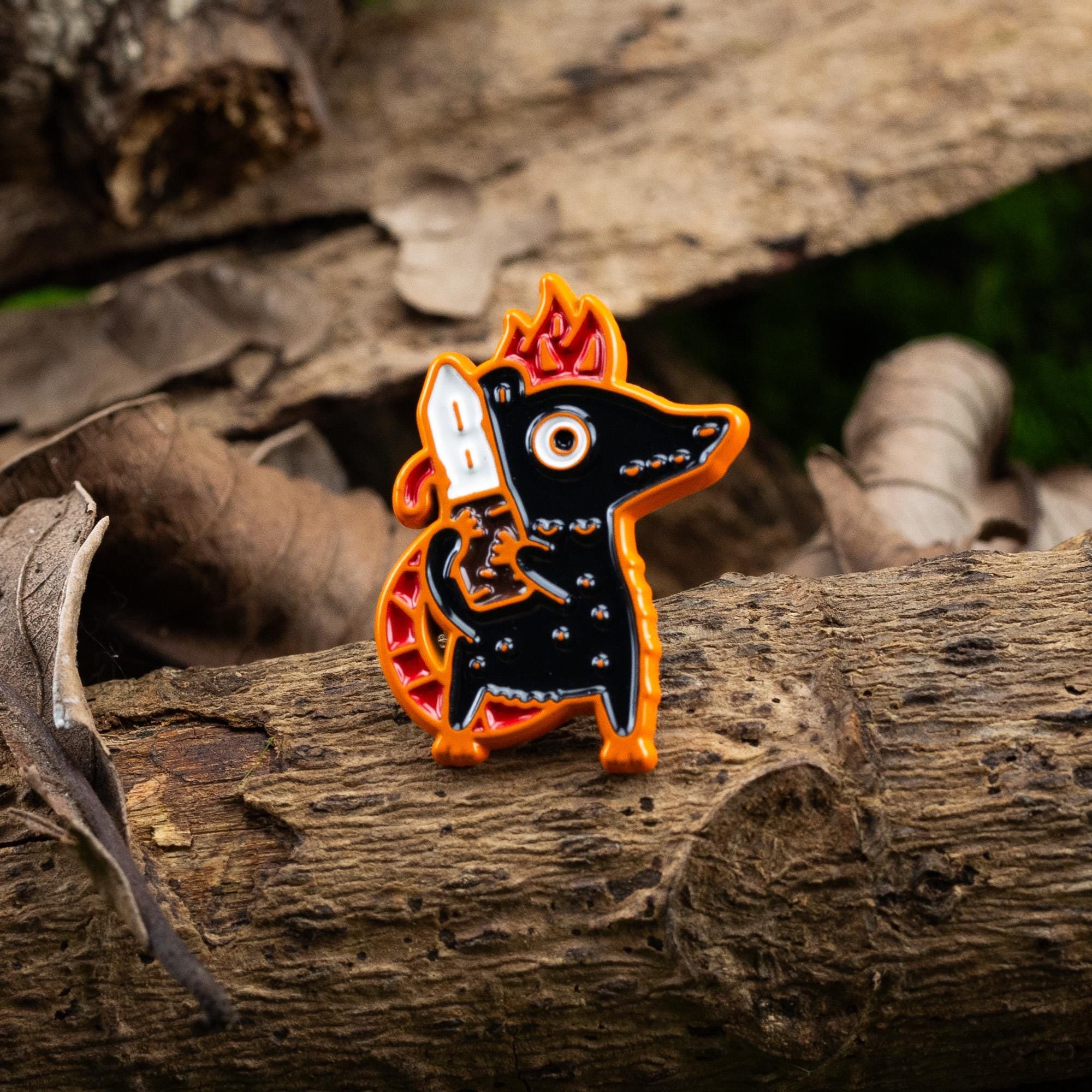 Imp Possum Enamel Pin