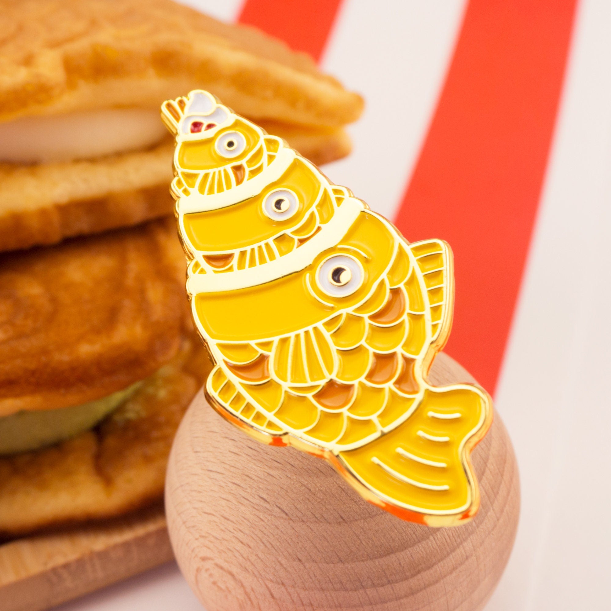 Tai Tai Taiyaki Enamel Pin