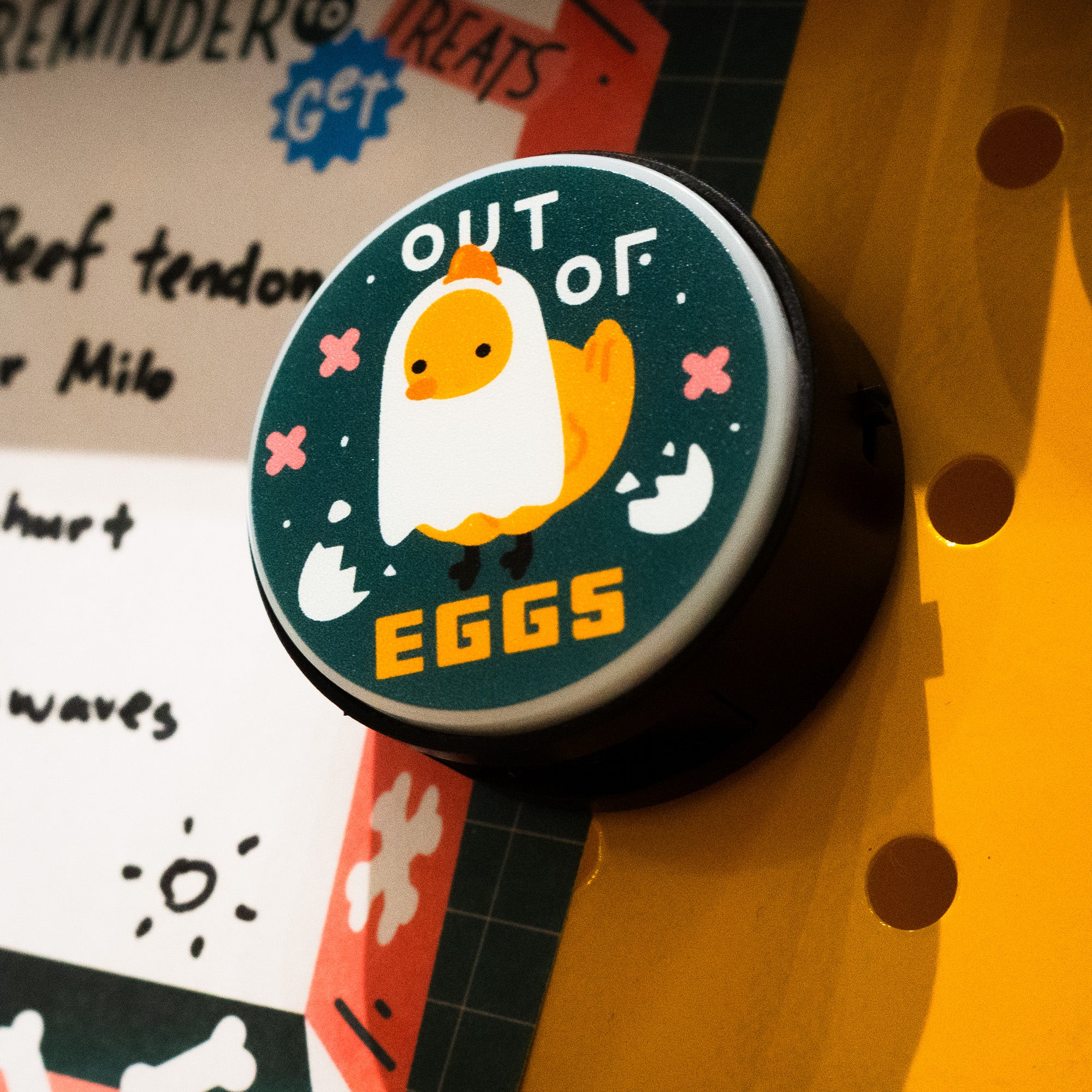 Out of Eggs Fridge Magnet Light