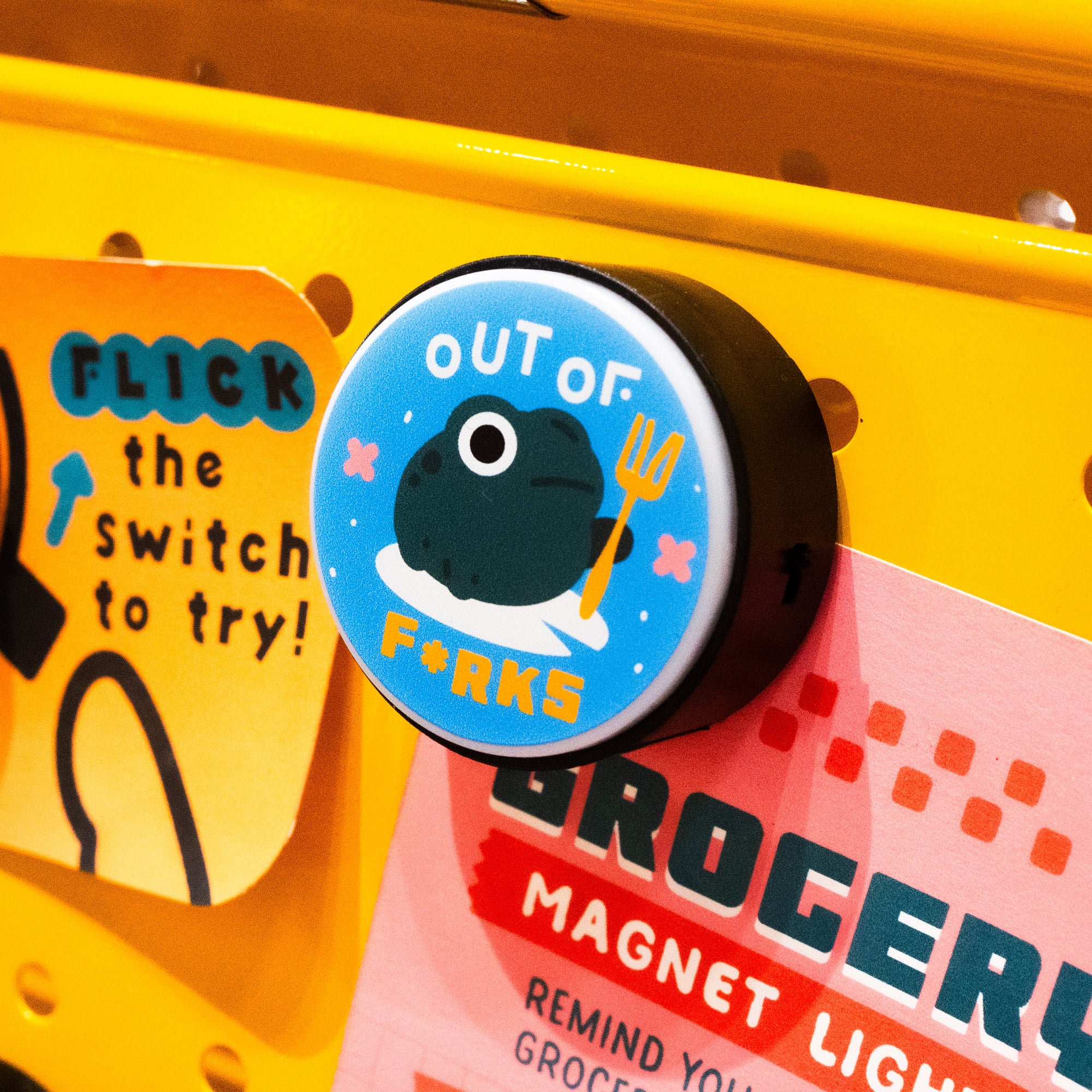 Out of Forks Fridge Magnet Light