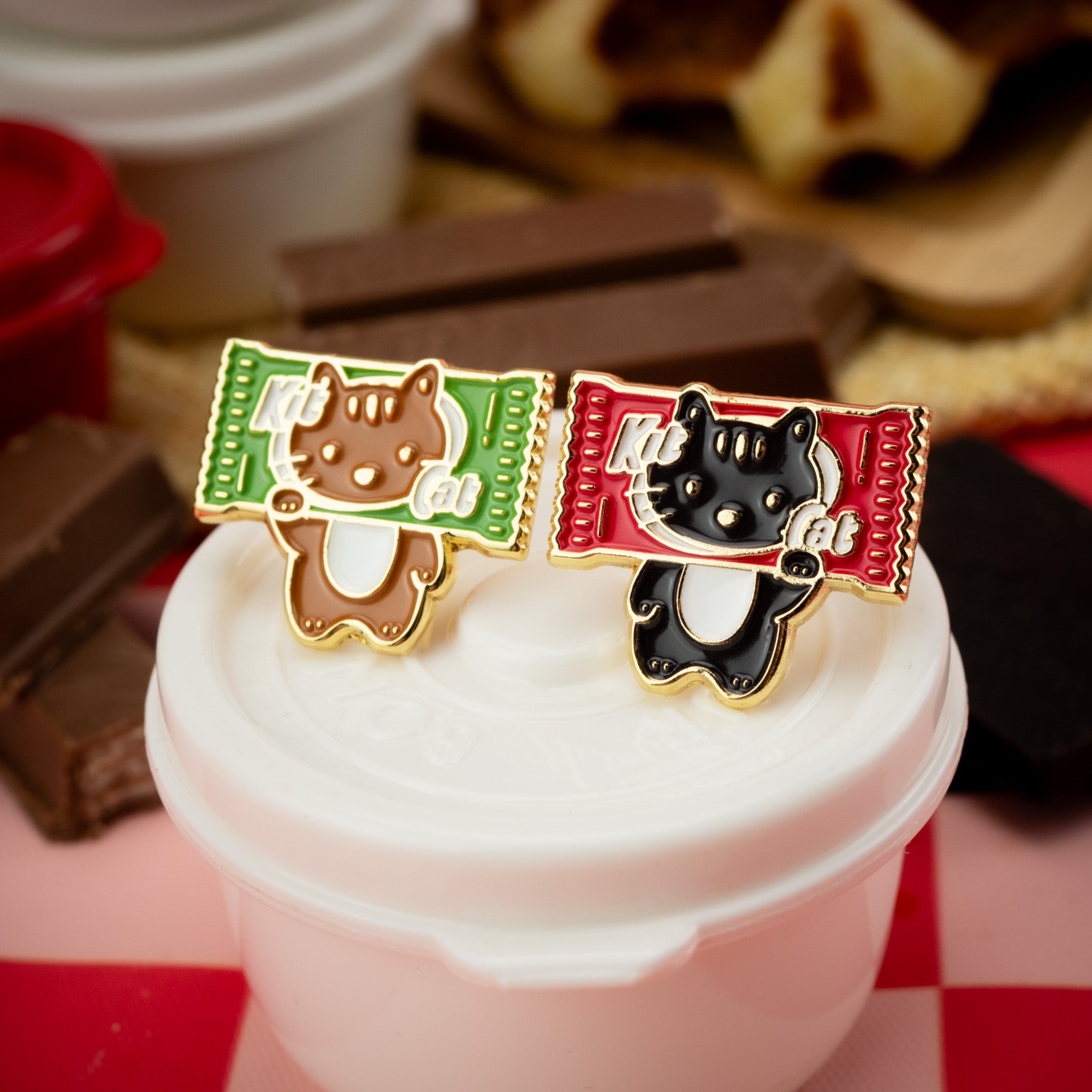 Kit Cat Enamel Pin