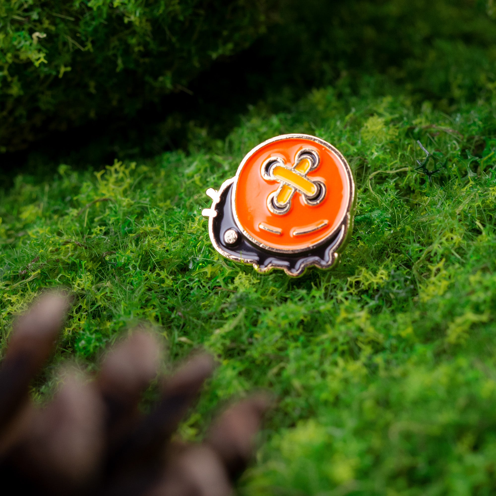 Button Bug Enamel Pin
