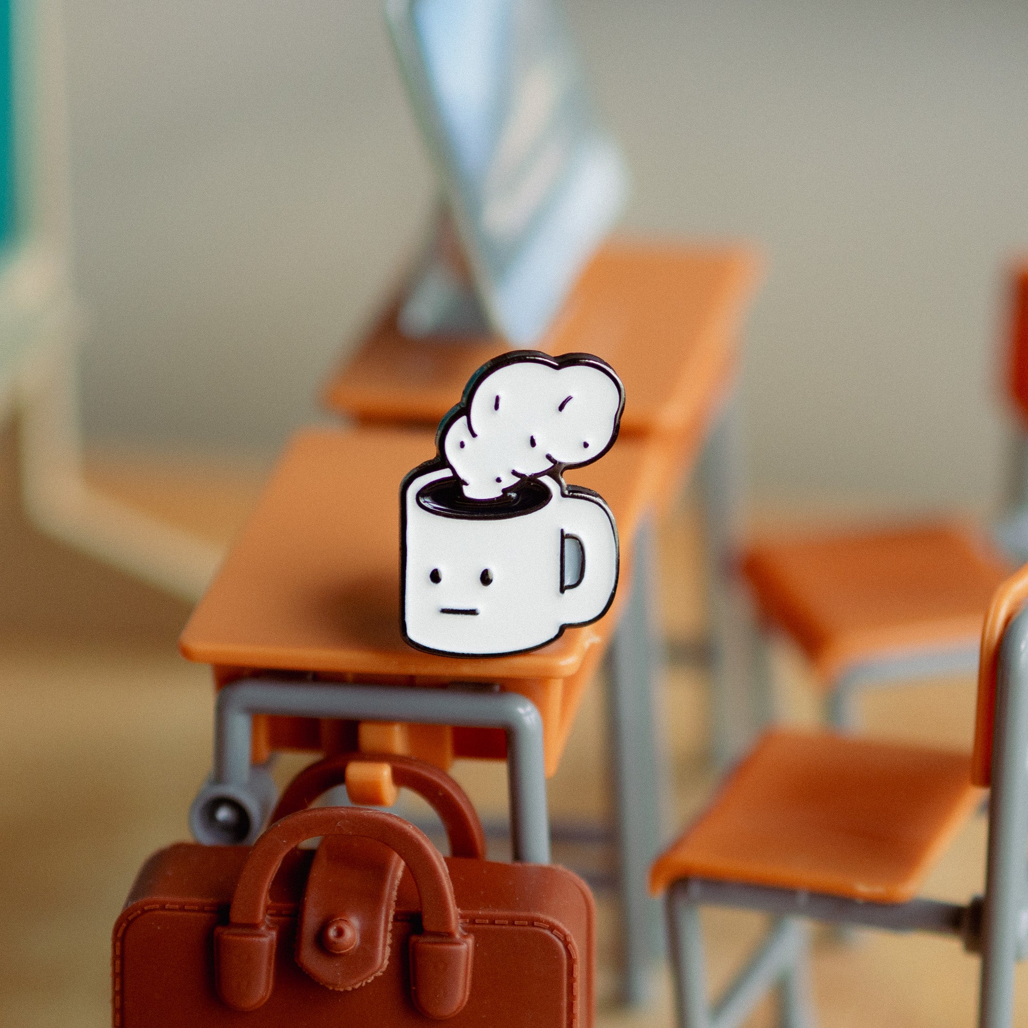 Coffee Guy Enamel Pin