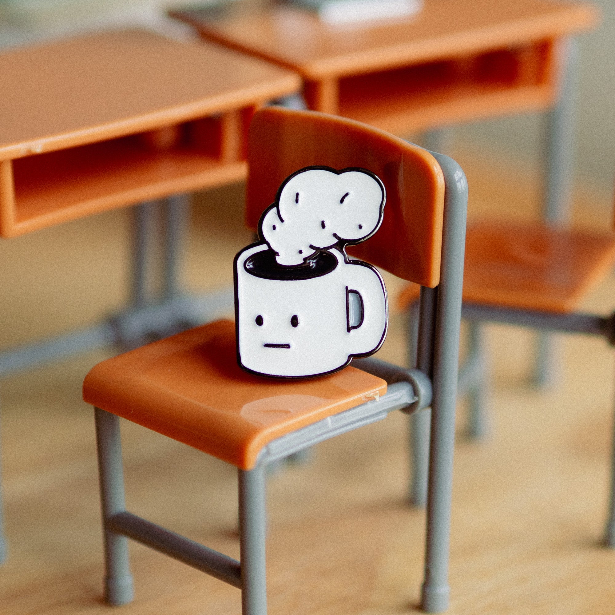 Coffee Guy Enamel Pin