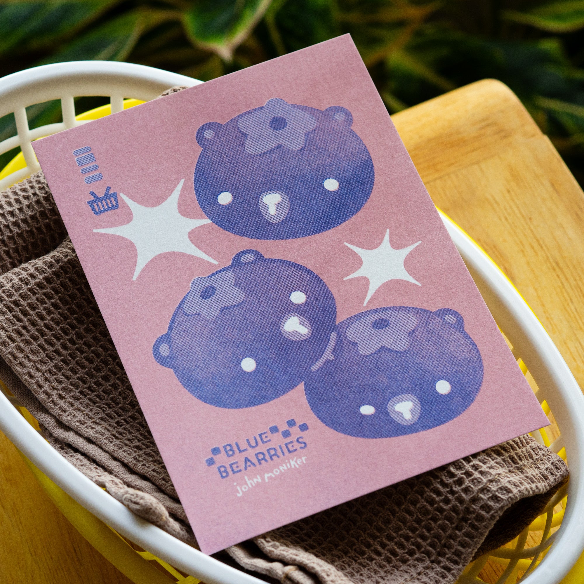Bluebearries A6 Riso Prints