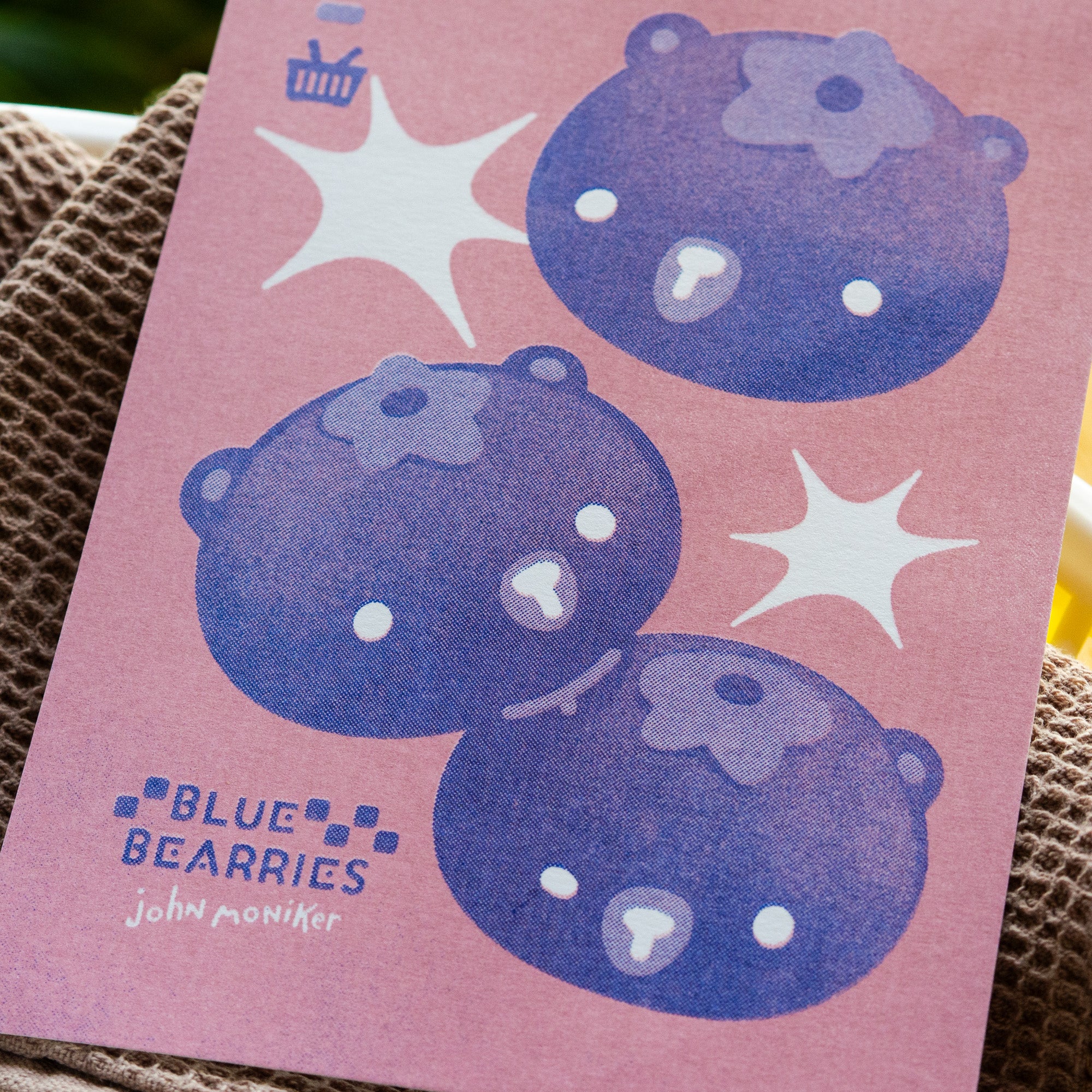 Bluebearries A6 Riso Prints