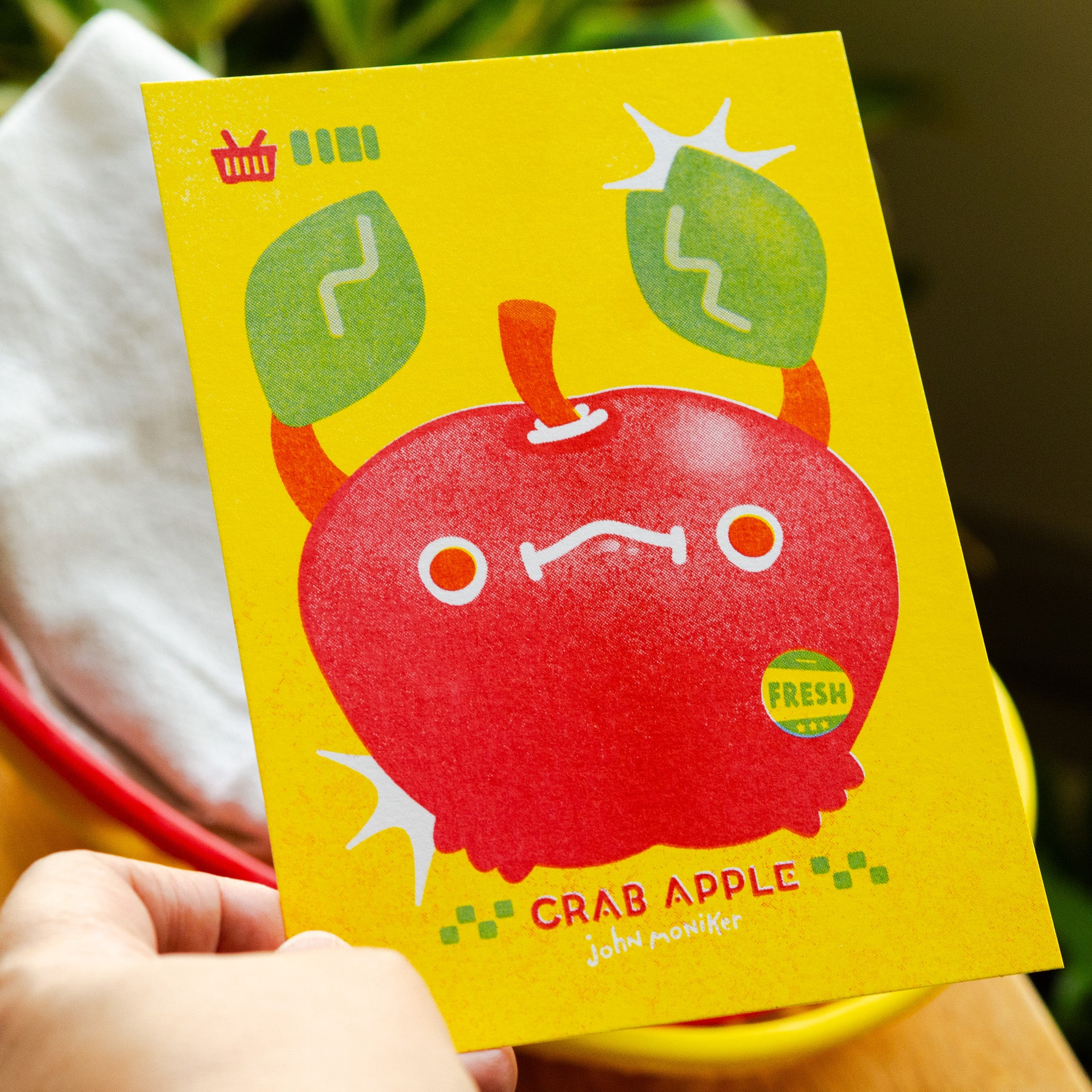 Crabapple A6 Riso Prints