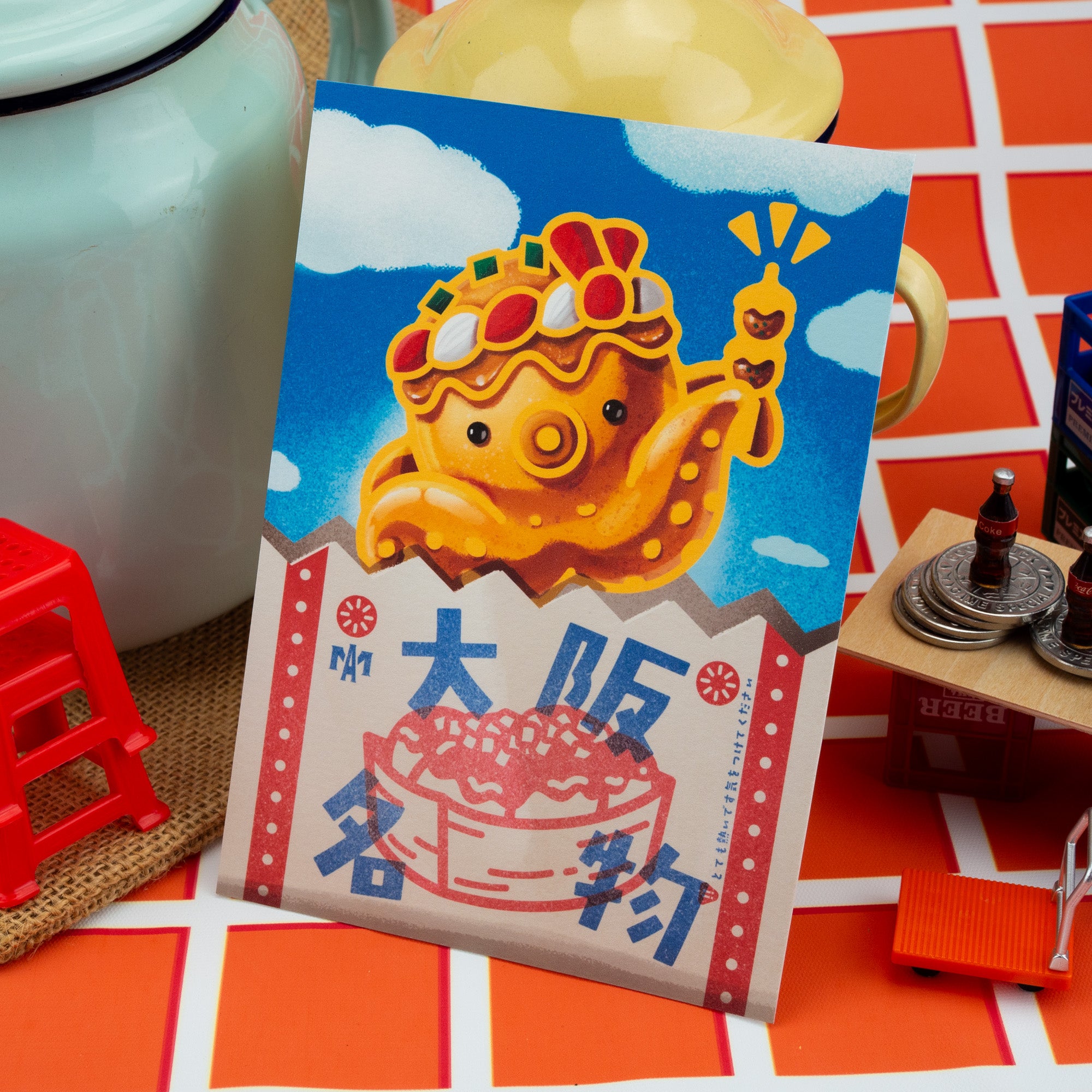 Takoyaki Chef A6 Print