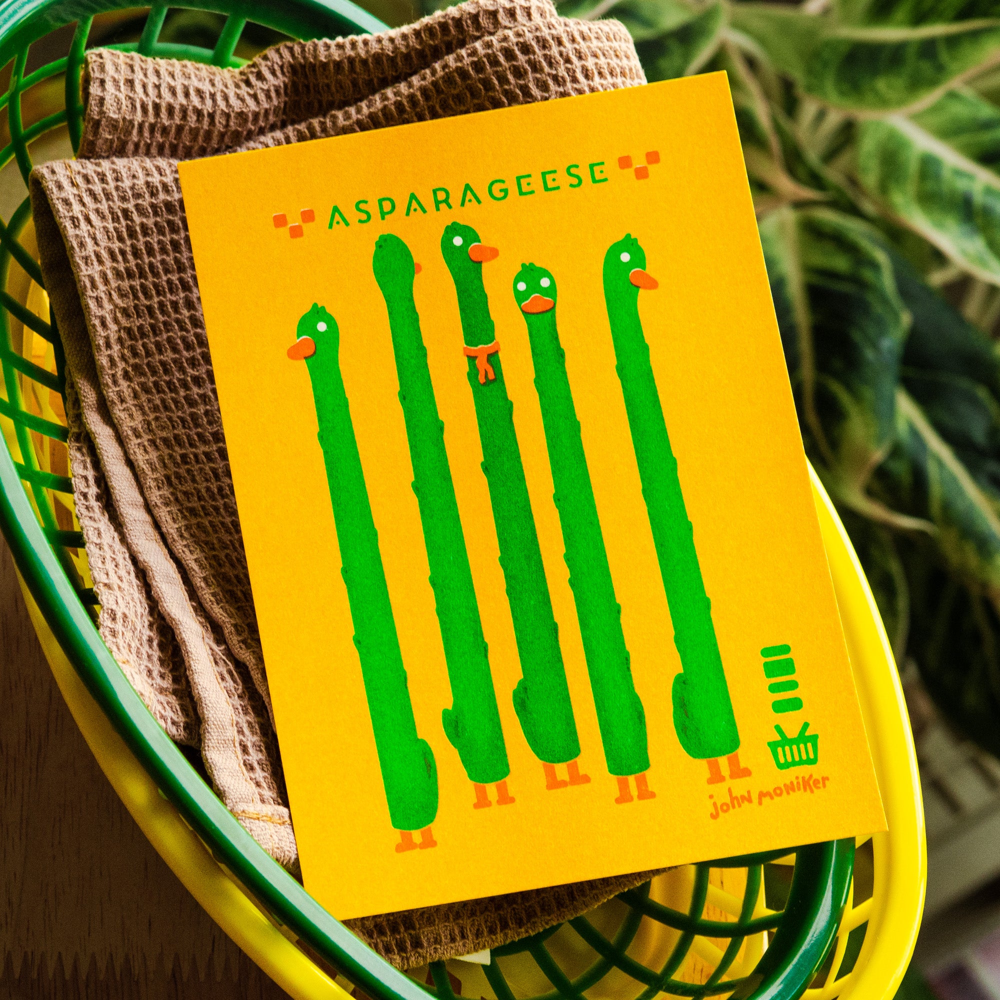 Asparageese A6 Riso Print