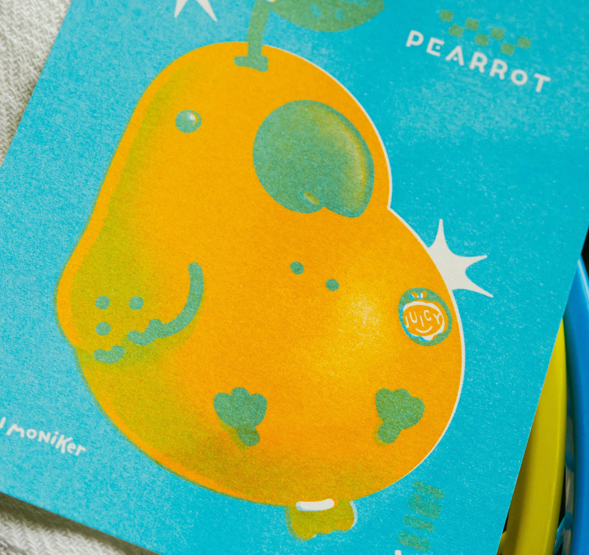 Pearrot A6 Riso Print