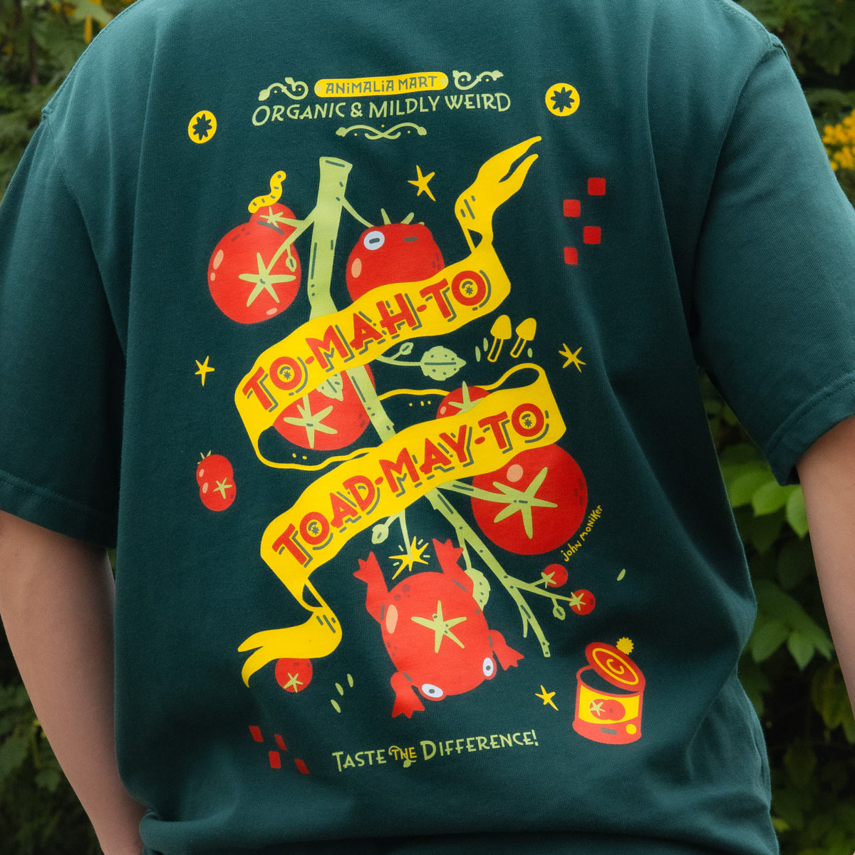 Toadmato Oversized Fit Green T-Shirt (Pre-Order)