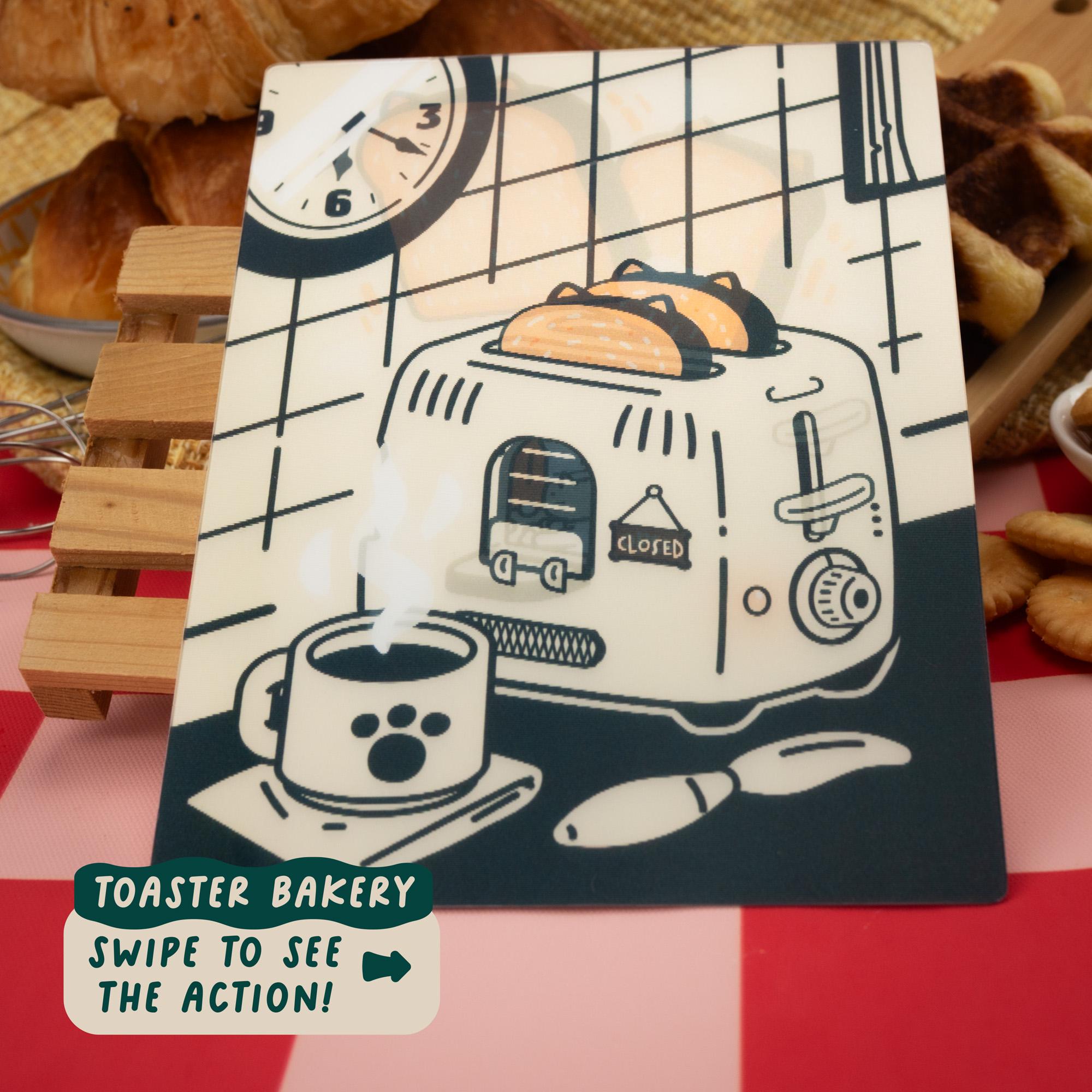 Toaster Bakery Lenticular A6 Print