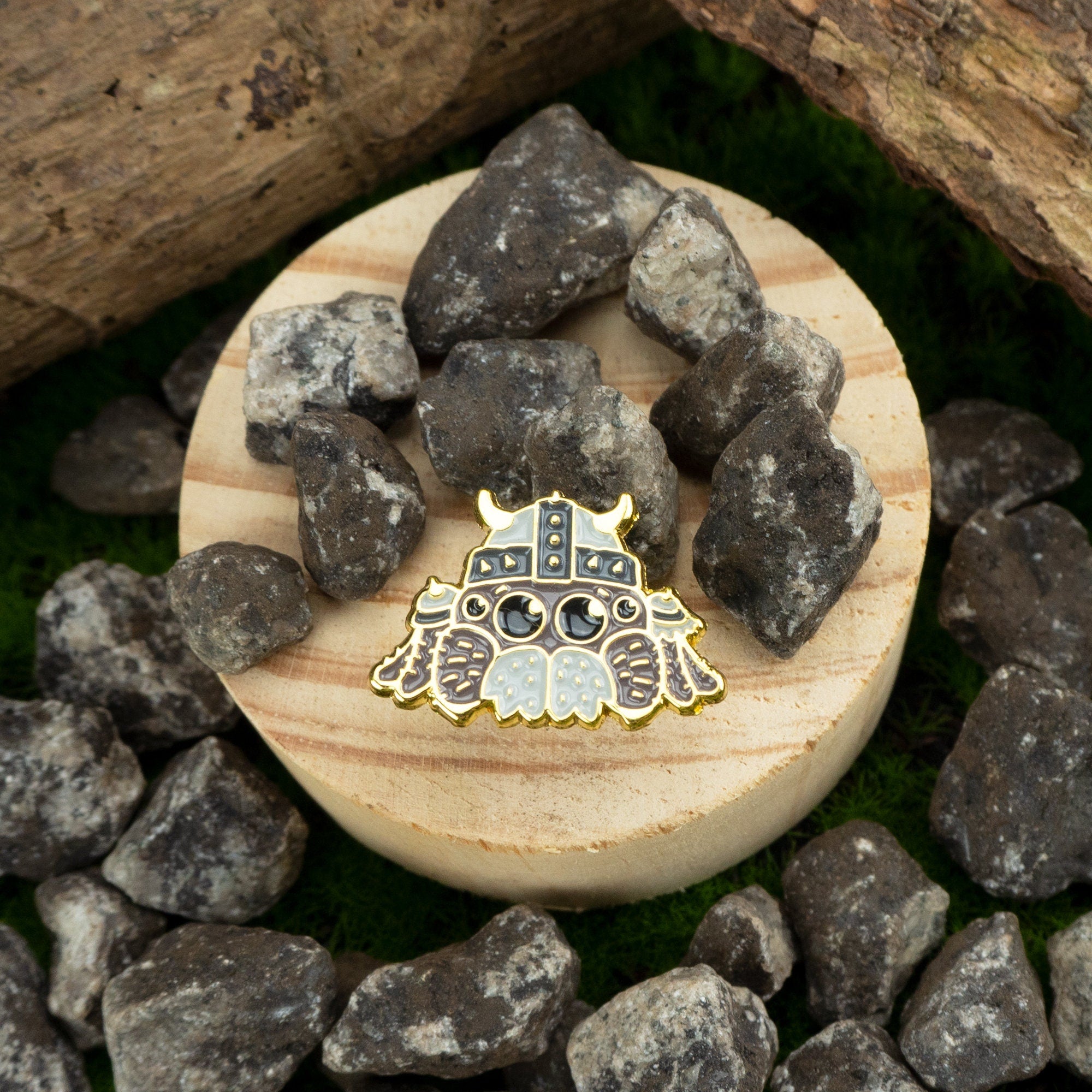 Spider Barbarian Enamel Pin