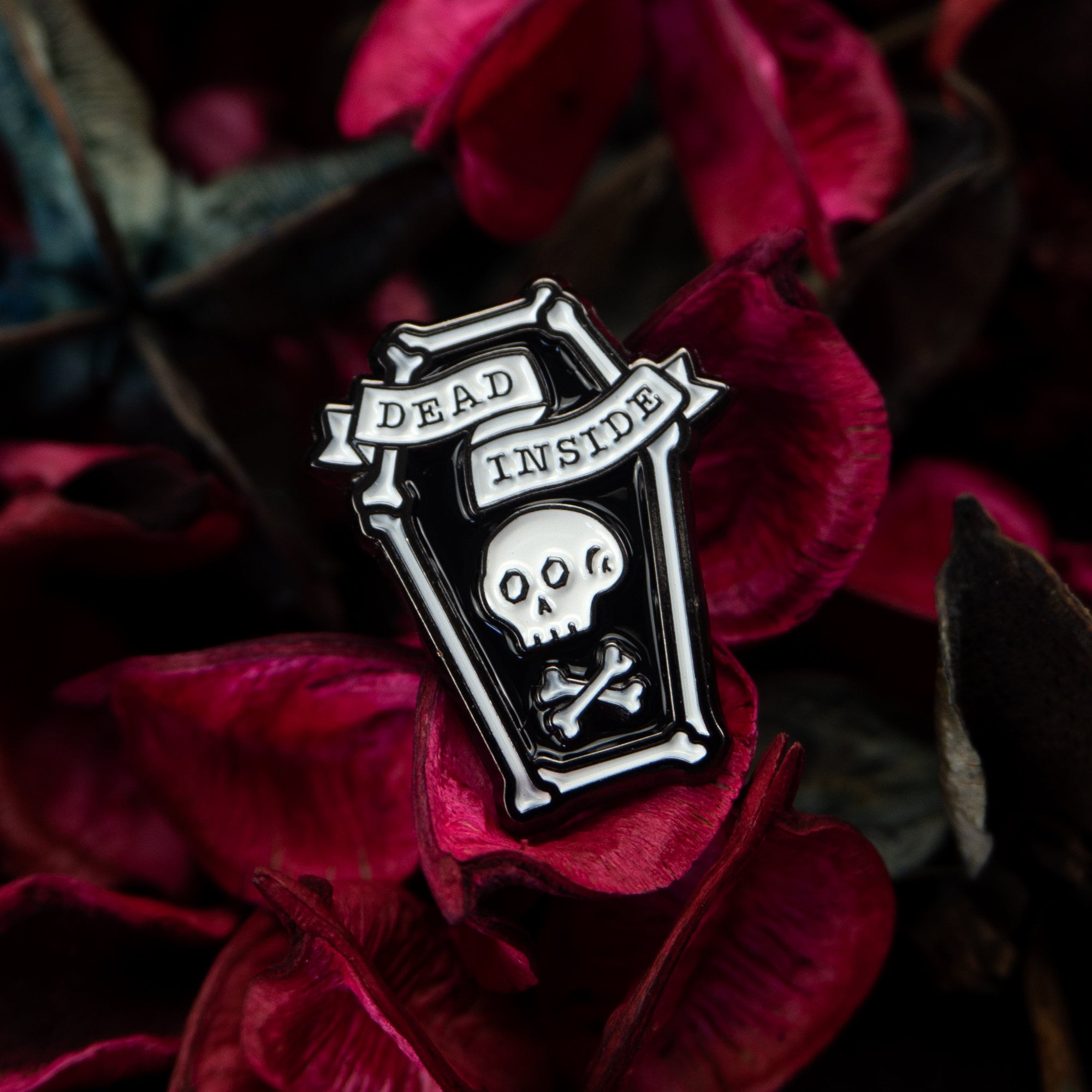 Dead Inside Enamel Pin