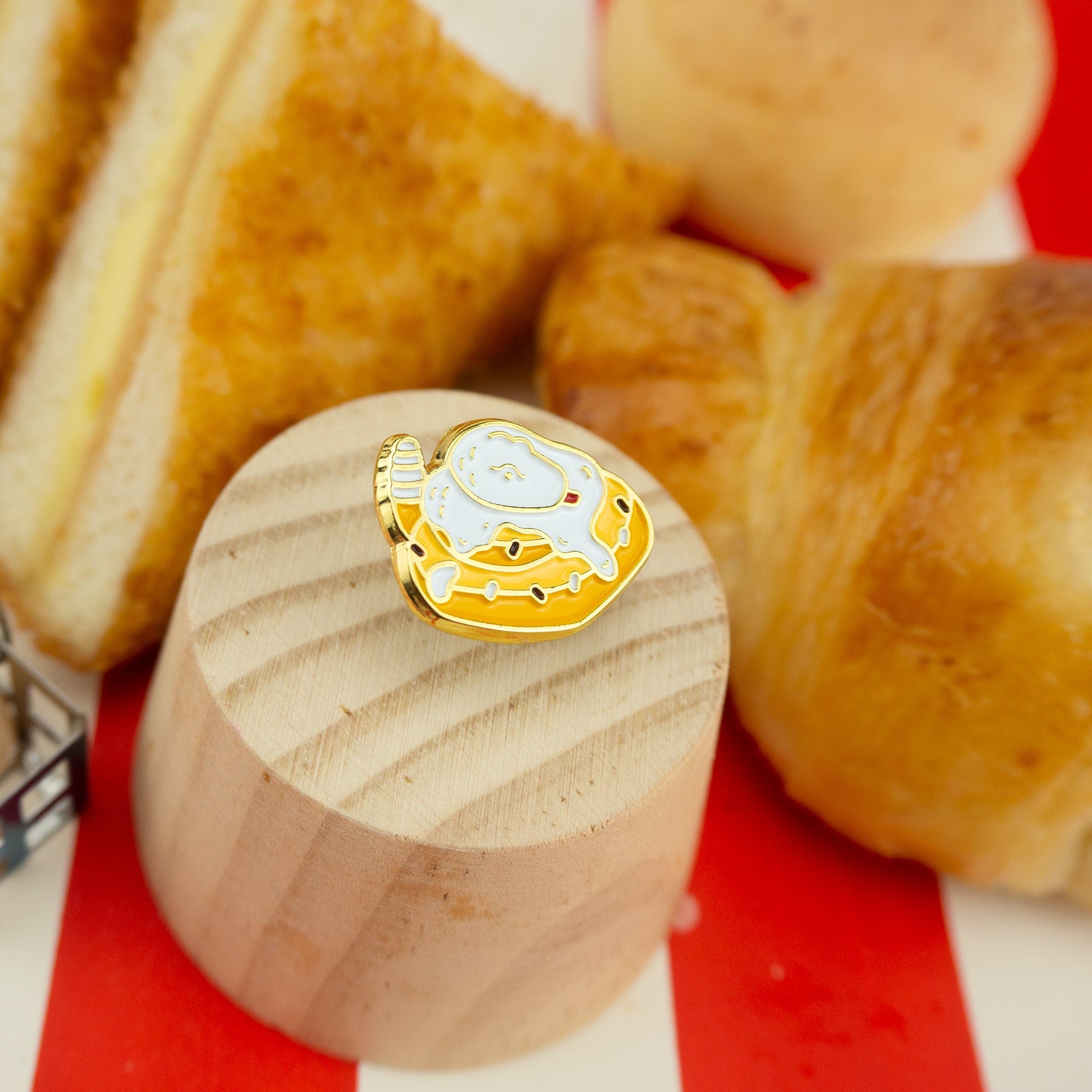 Ssssnamon Roll Enamel Pin