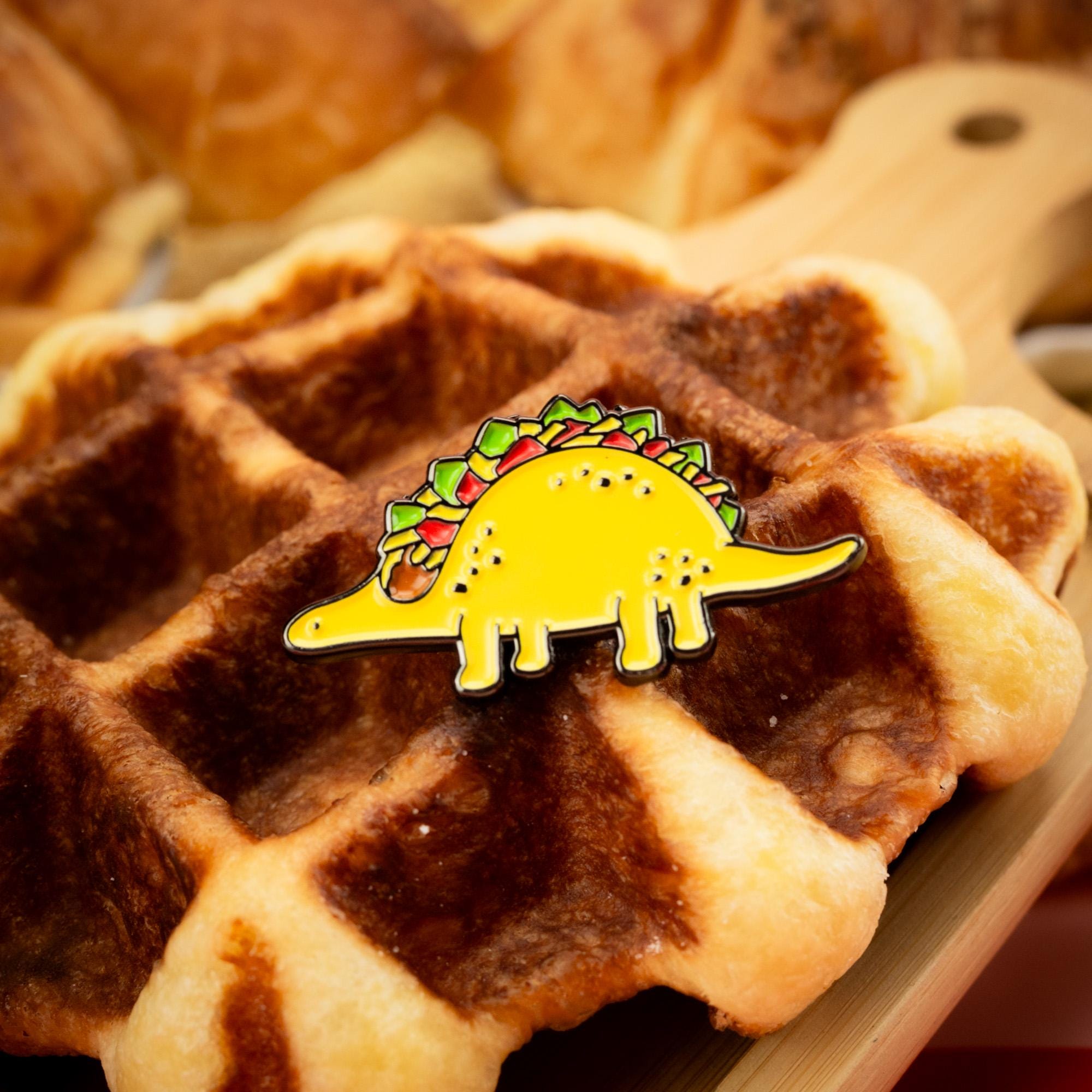 Taco Saurus Enamel Pin