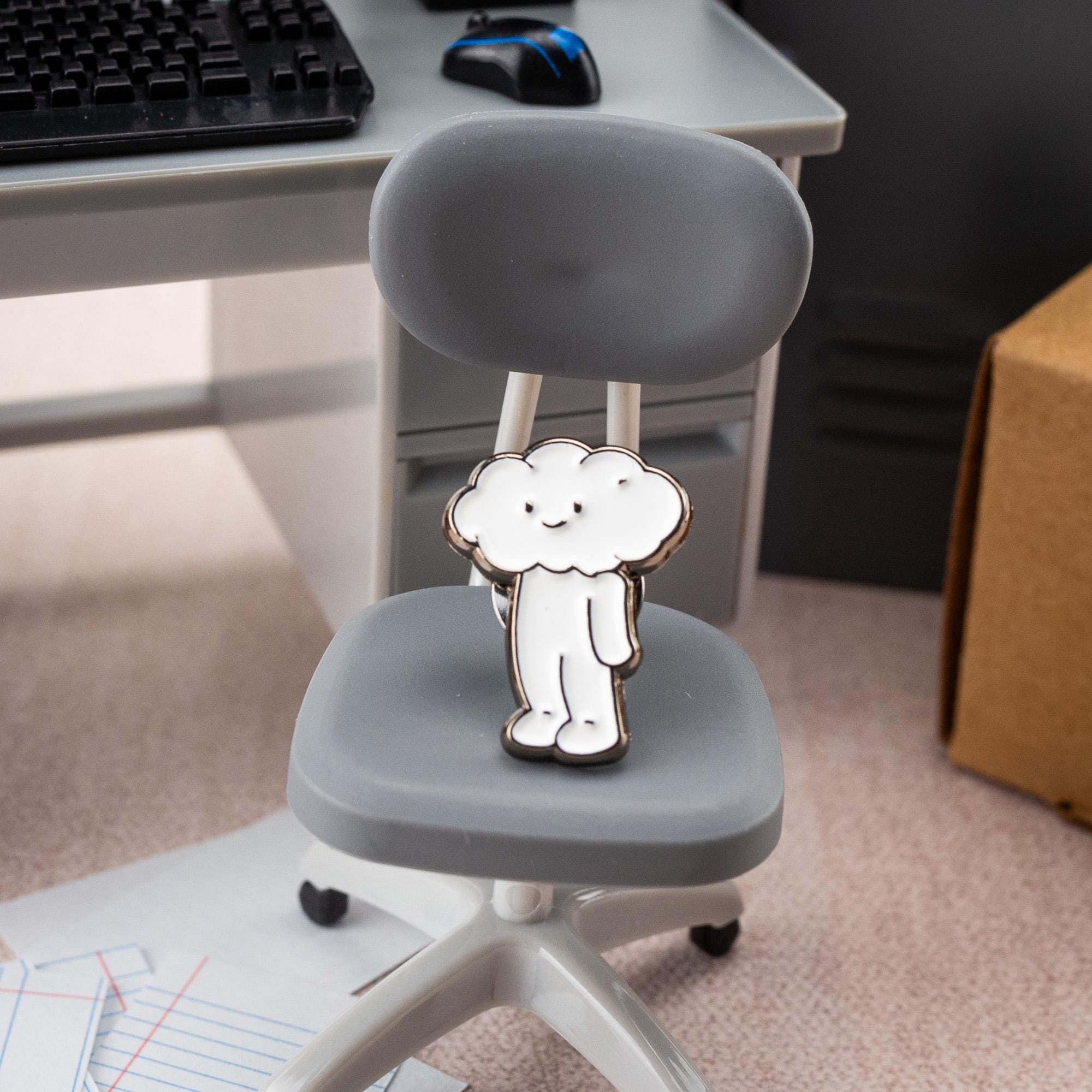 Head in the Clouds Enamel Pin