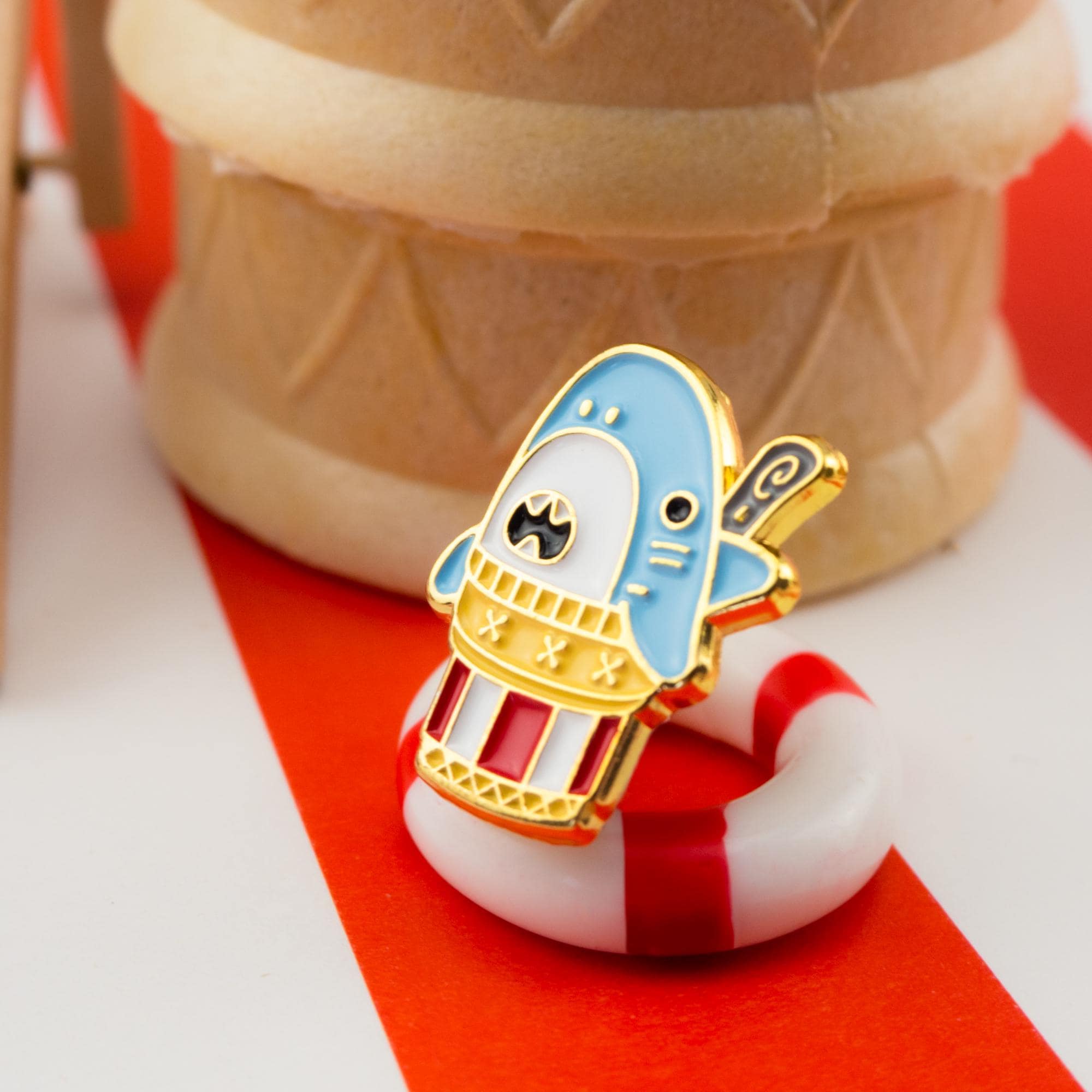 Shark Sundae Enamel Pin
