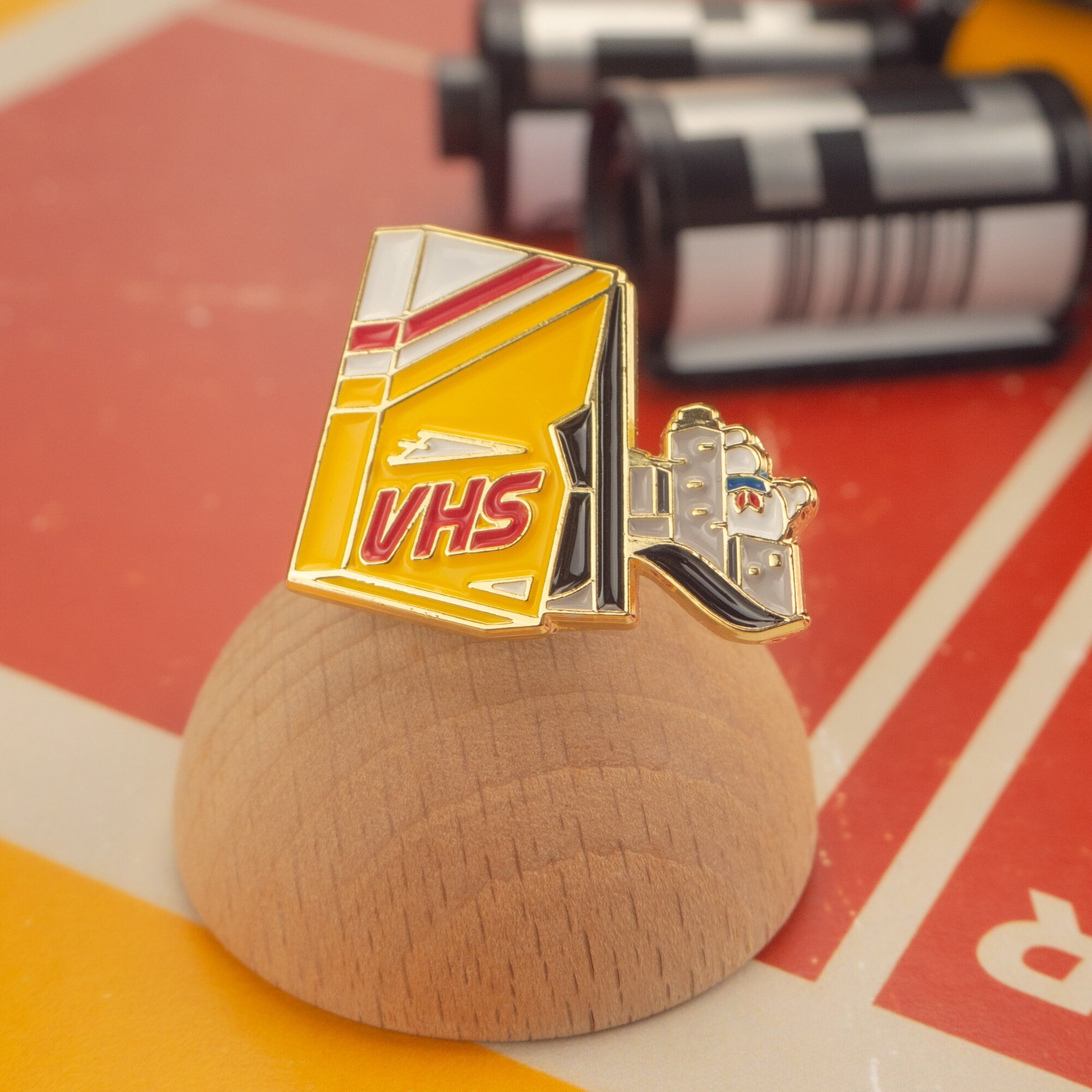 VHS Tape Enamel Pin